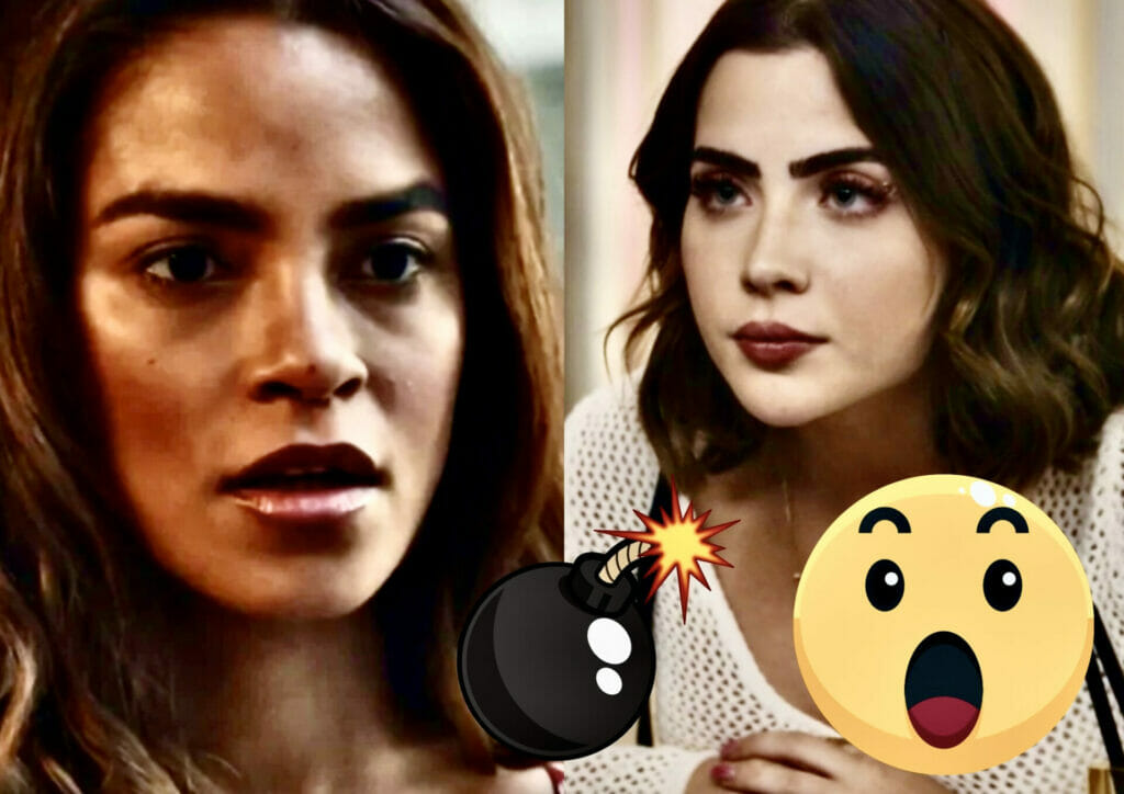 Brisa (Lucy Alves) e Chiara (Jade Picon) em Travessia