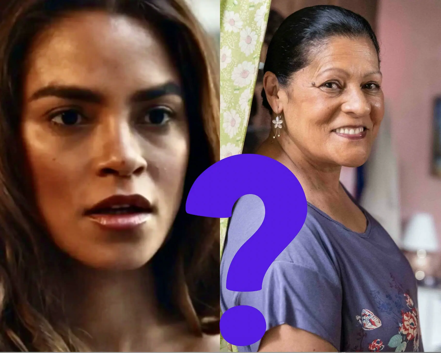 Brisa (Lucy Alves) e Creusa (Luci Pereira) em Travessia