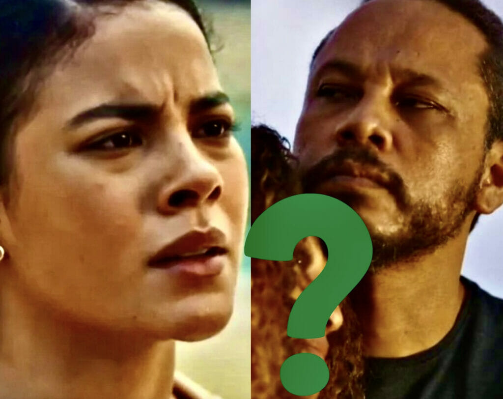 Jenifer Daiane (Bella Campos) e Carlão (Che Moais) em Vai na Fé