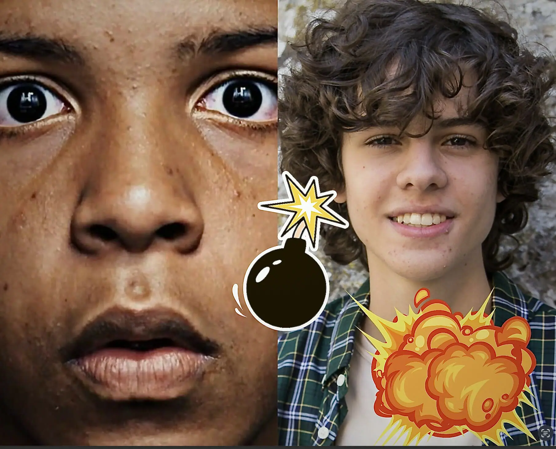 Theo (Ricardo Silva) e Rudá (Guilherme Cabral) em Travessia