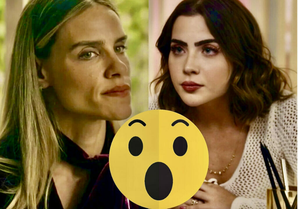 Sara (Isabelle Nassar) e Chiara (Jade Picon) em Travessia
