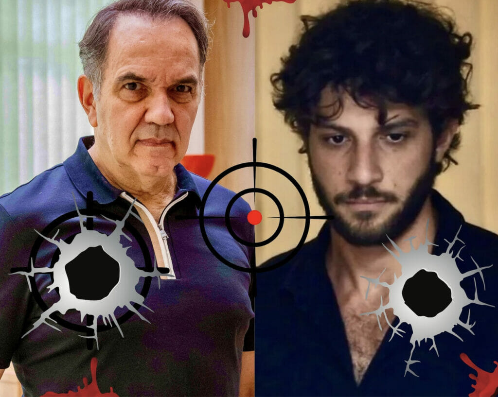 Guerra (Humberto Martins) e Ari (Chay Suede) em Travessia