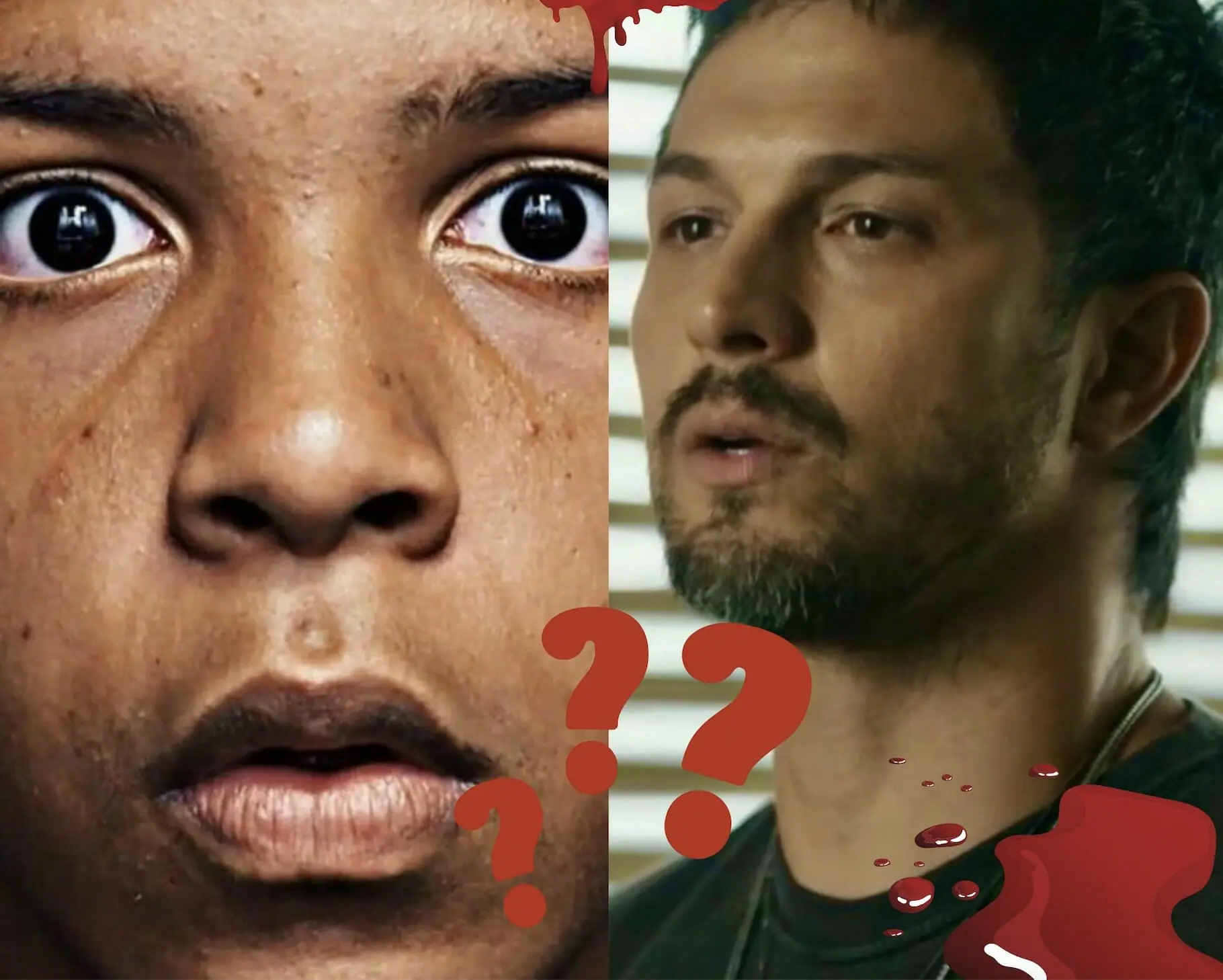 Theo (Ricardo Silva) e Oto (Romulo Estrela) em Travessia