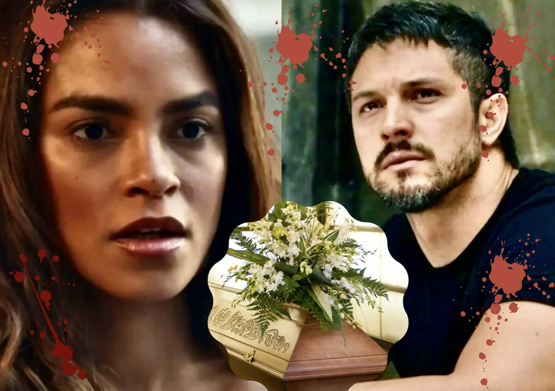 Brisa (Lucy Alves) e Oto (Rômulo Estrela) em Travessia