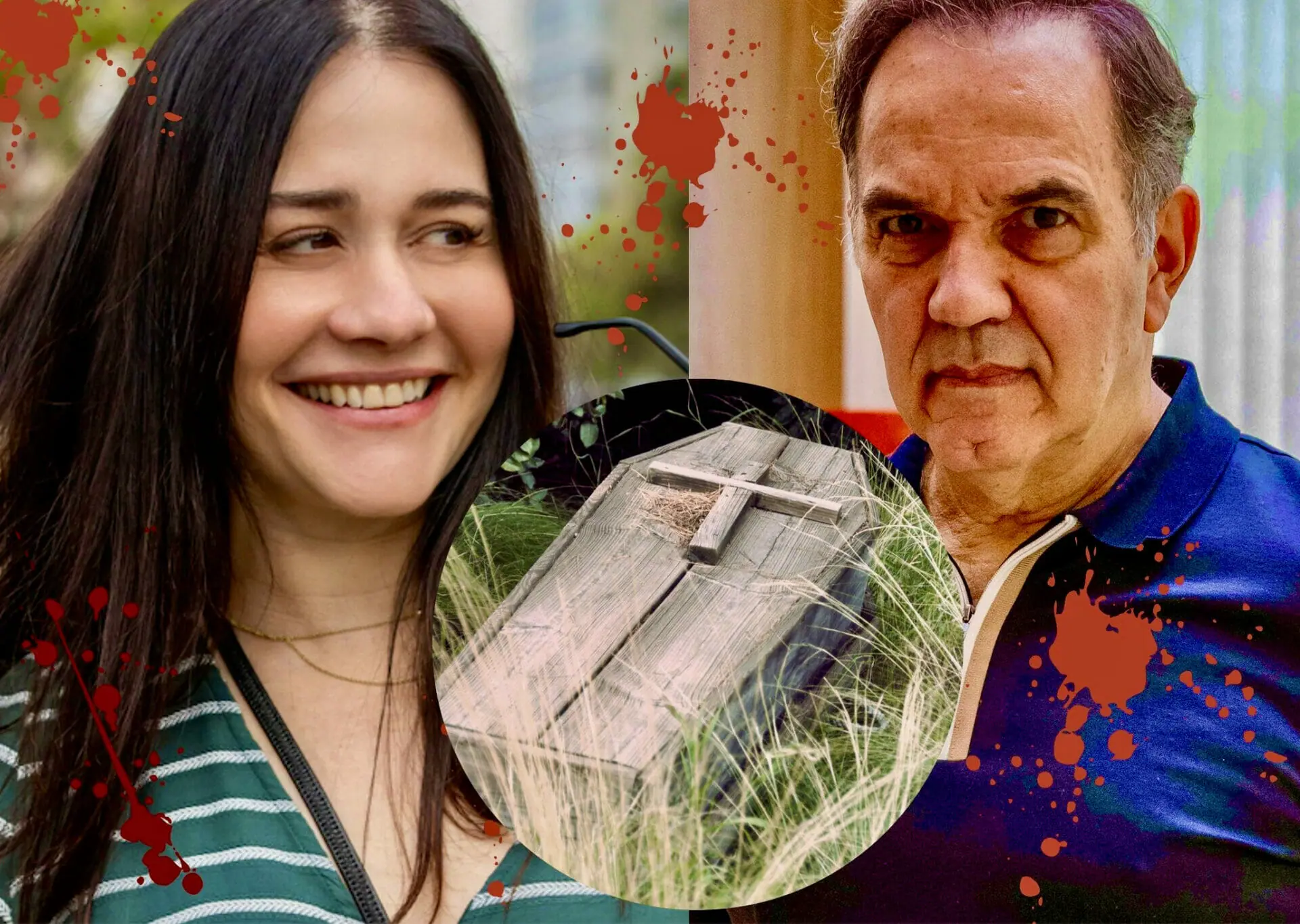 Guida (Alessandra Negrini) e Guerra (Humberto Martins) em Travessia