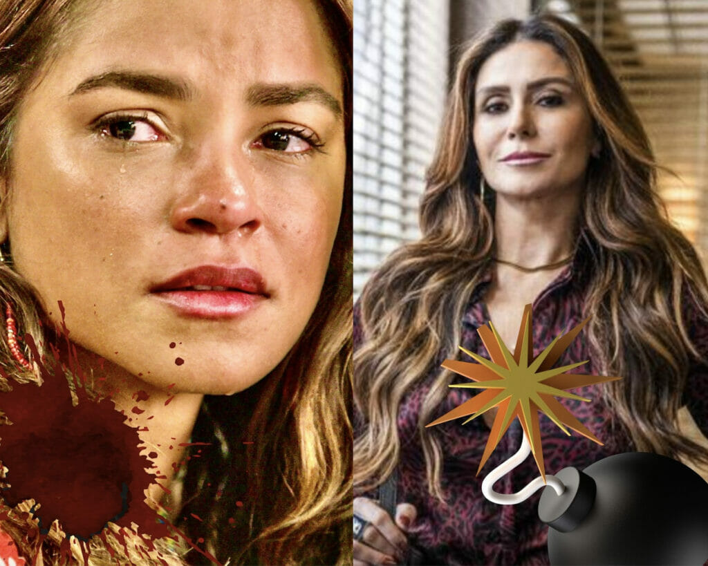 Brisa (Lucy Alves) e Helô (Giovanna Antonelli) em Travessia