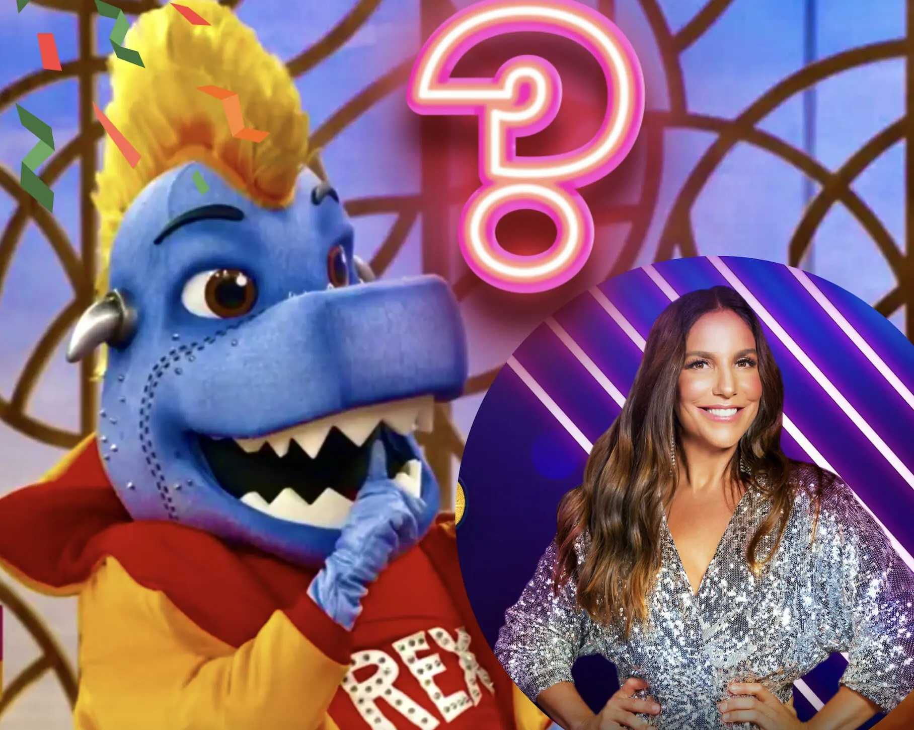 Ivete Sangalo nos bastidores do The Masked Singer Brasil