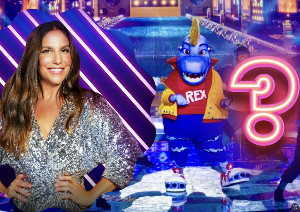 Ivete Sangalo nos bastidores do The Masked Singer Brasil