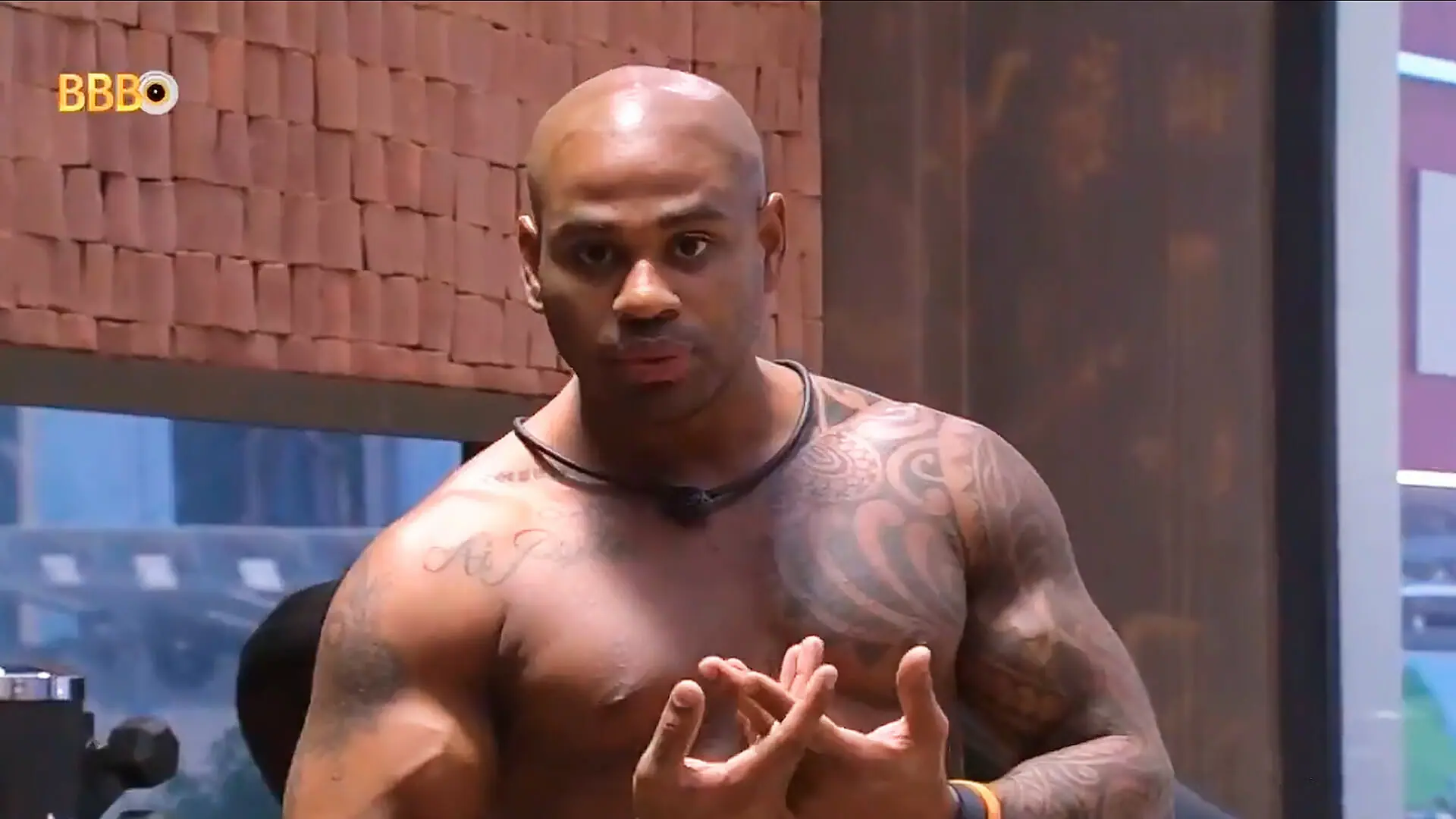 Cezar na academia no BBB 23