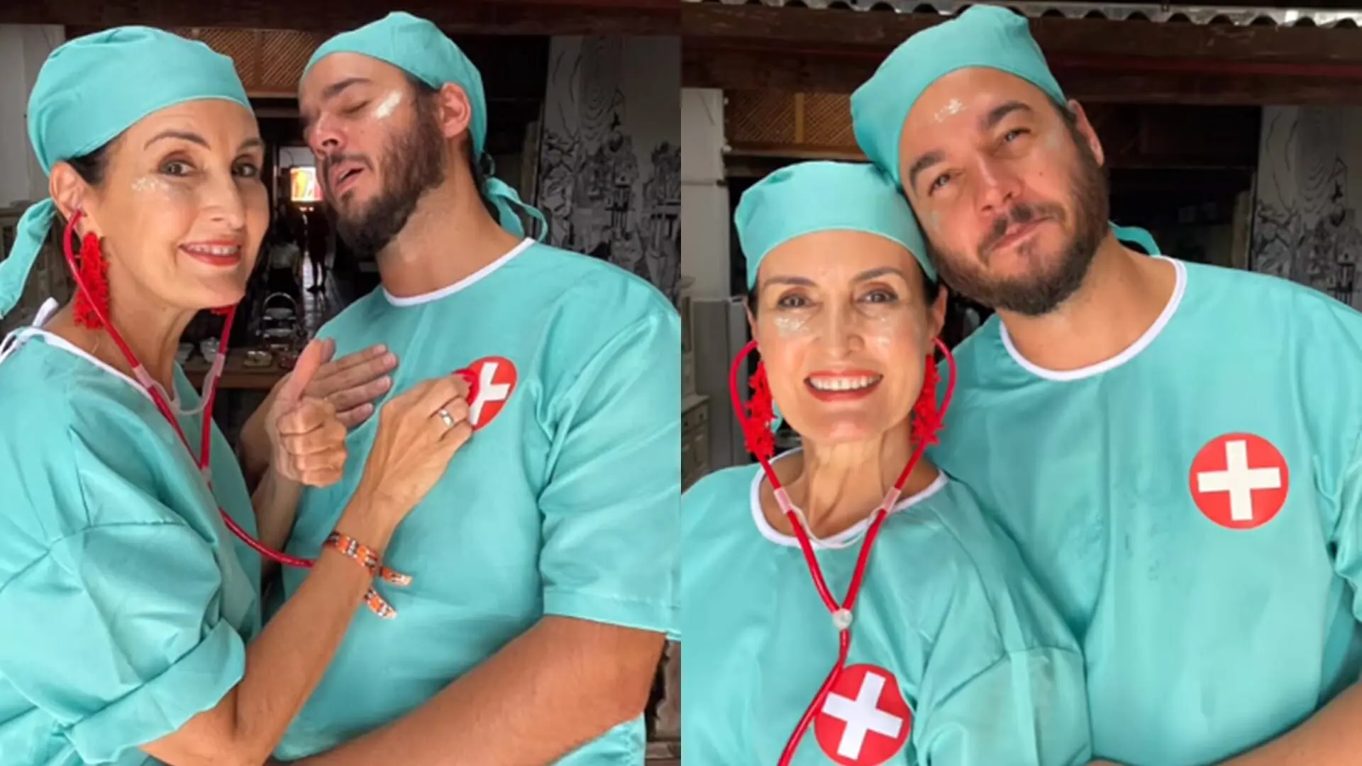 Fátima Bernardes e Túlio Gadêlha