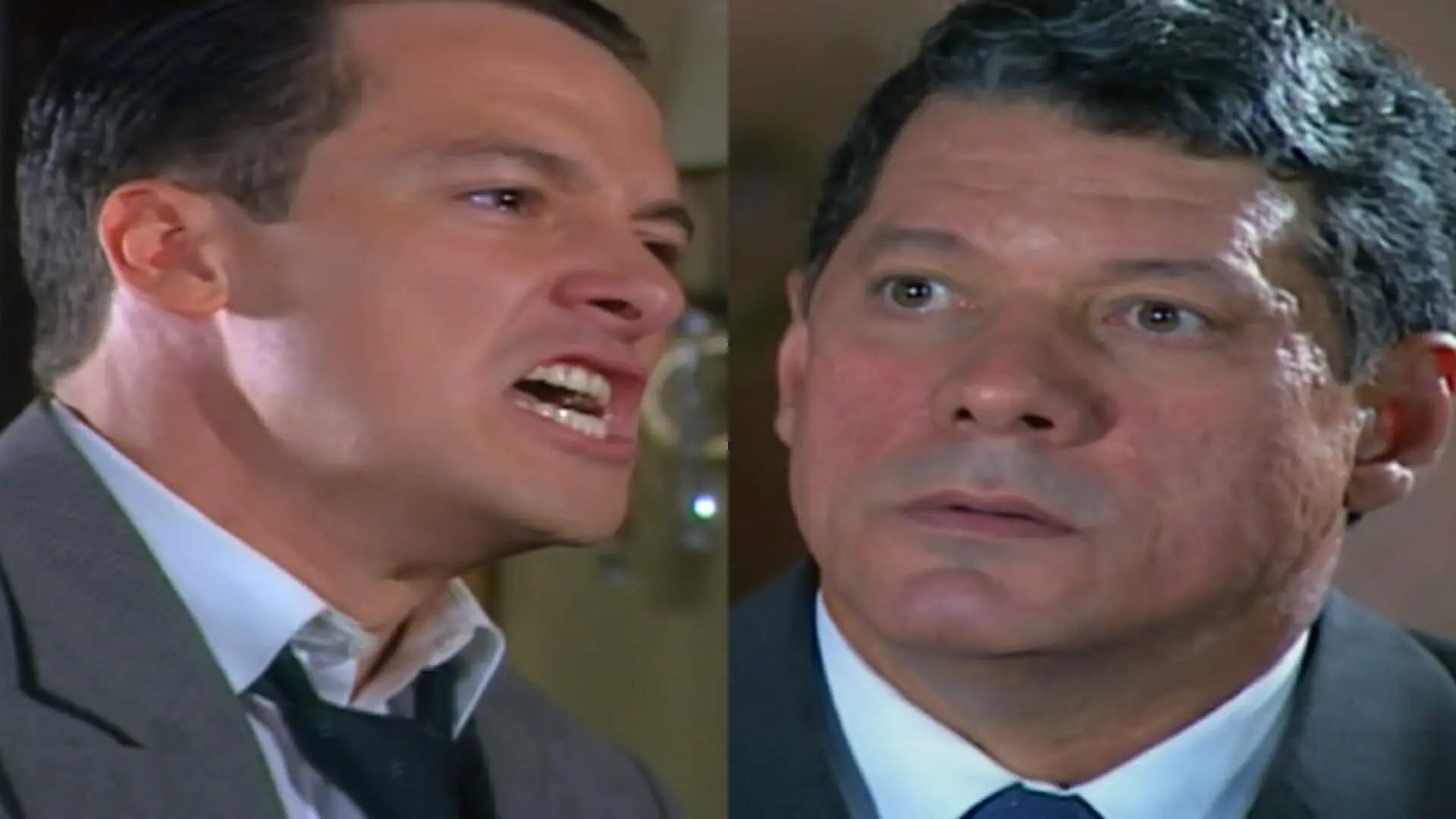 Guilherme (Rodrigo Faro) e Reginaldo (Antônio Grassi) de Chocolate com Pimenta
