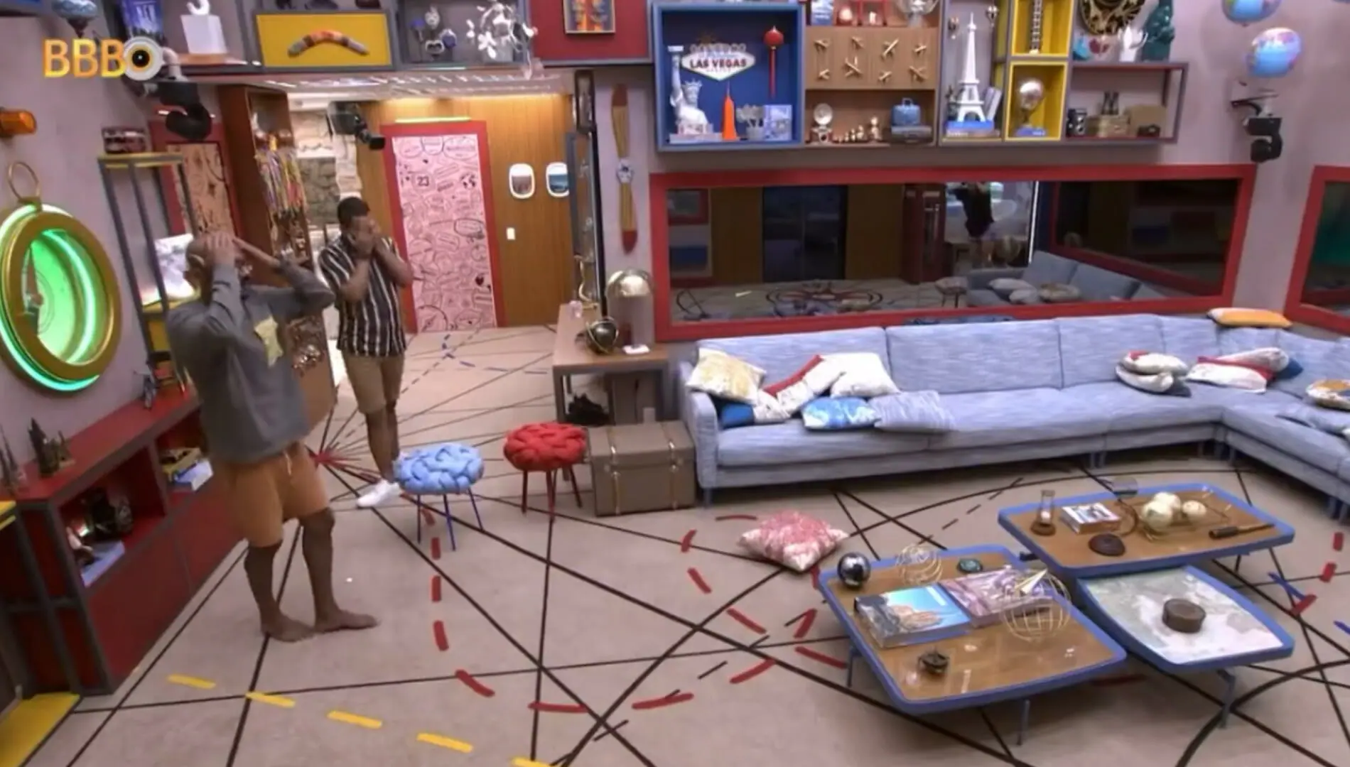 Ricardo e Bruno no BBB 23 (Reprodução: Globoplay)