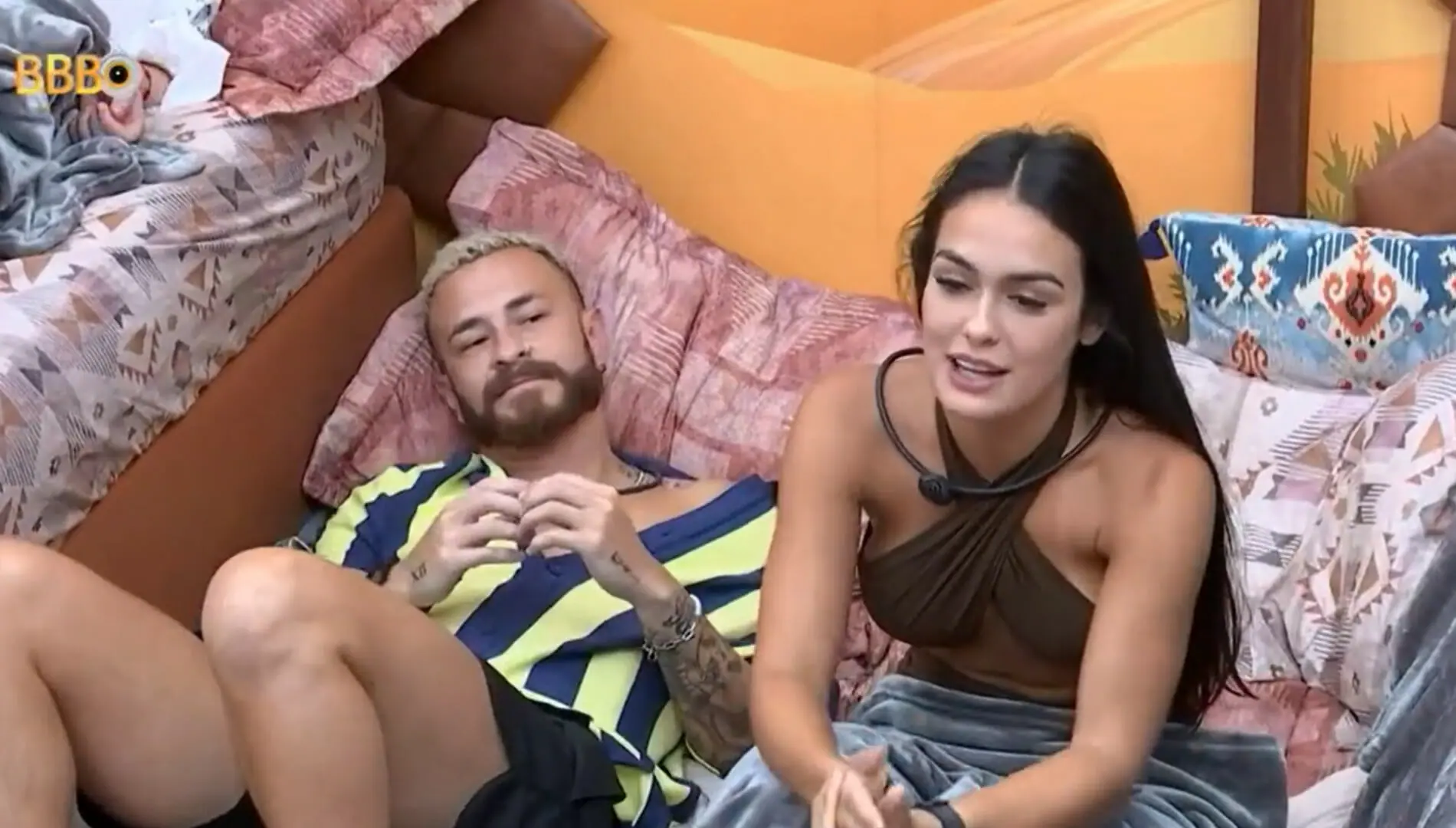 Fred e Larissa no BBB 23(Reprodução: GloboPlay)