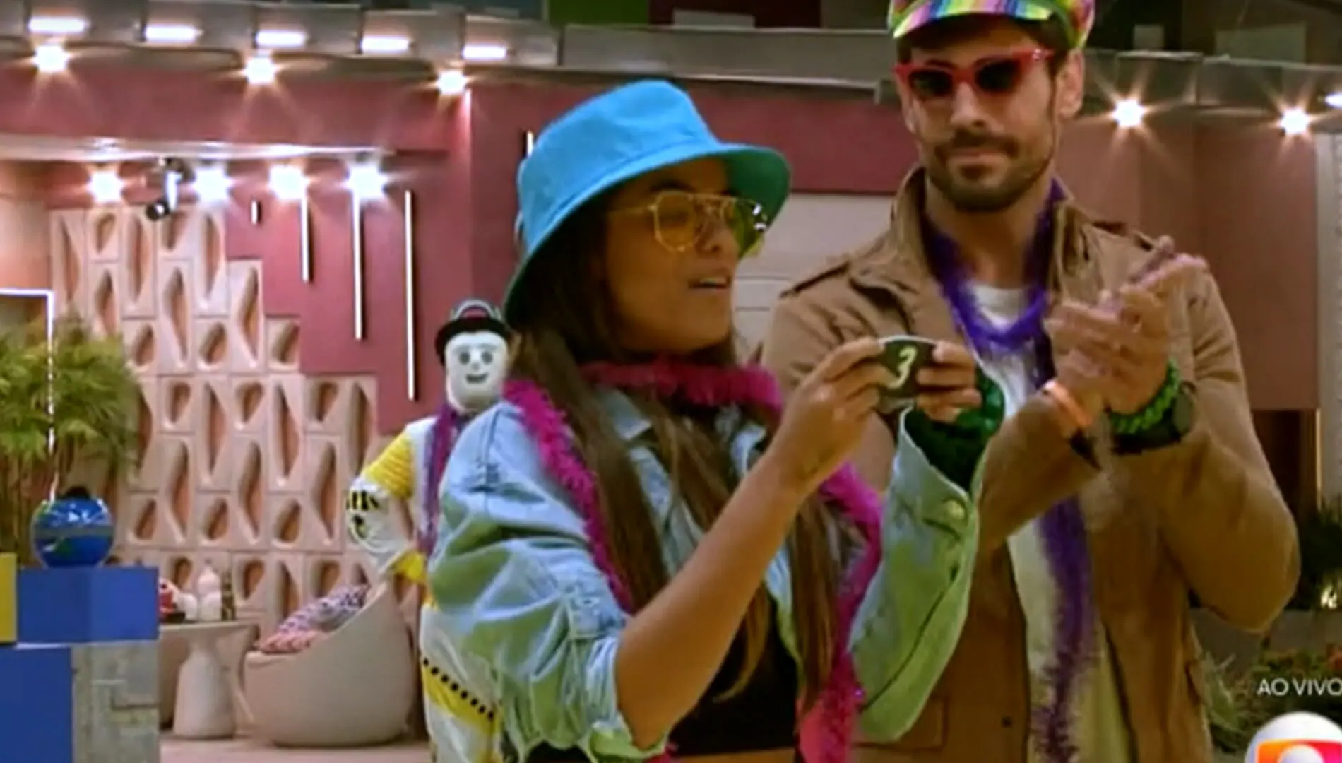 Key Alves e Cara de Sapato na Prova Bate-Volta do BBB 23 (Reprodução: Globoplay)