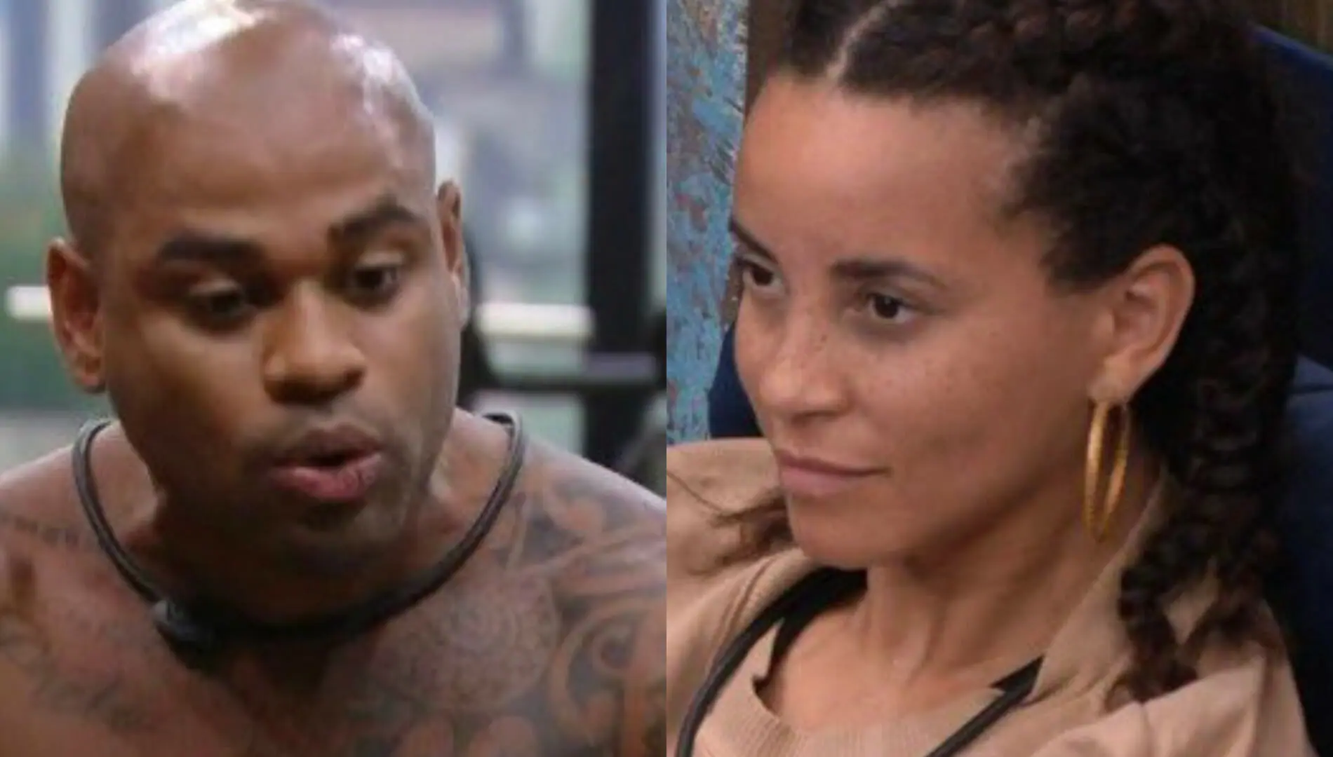 Cezar e Domitila Barros no BBB 23 (Reprodução: Globoplay)