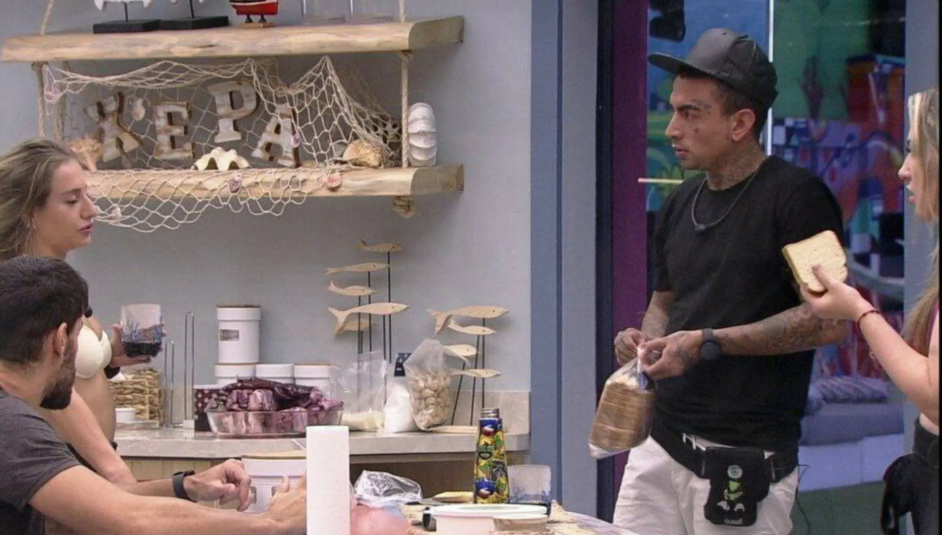 Brother na cozinha da XEPA do BBB 23 (Reprodução: Globoplay)