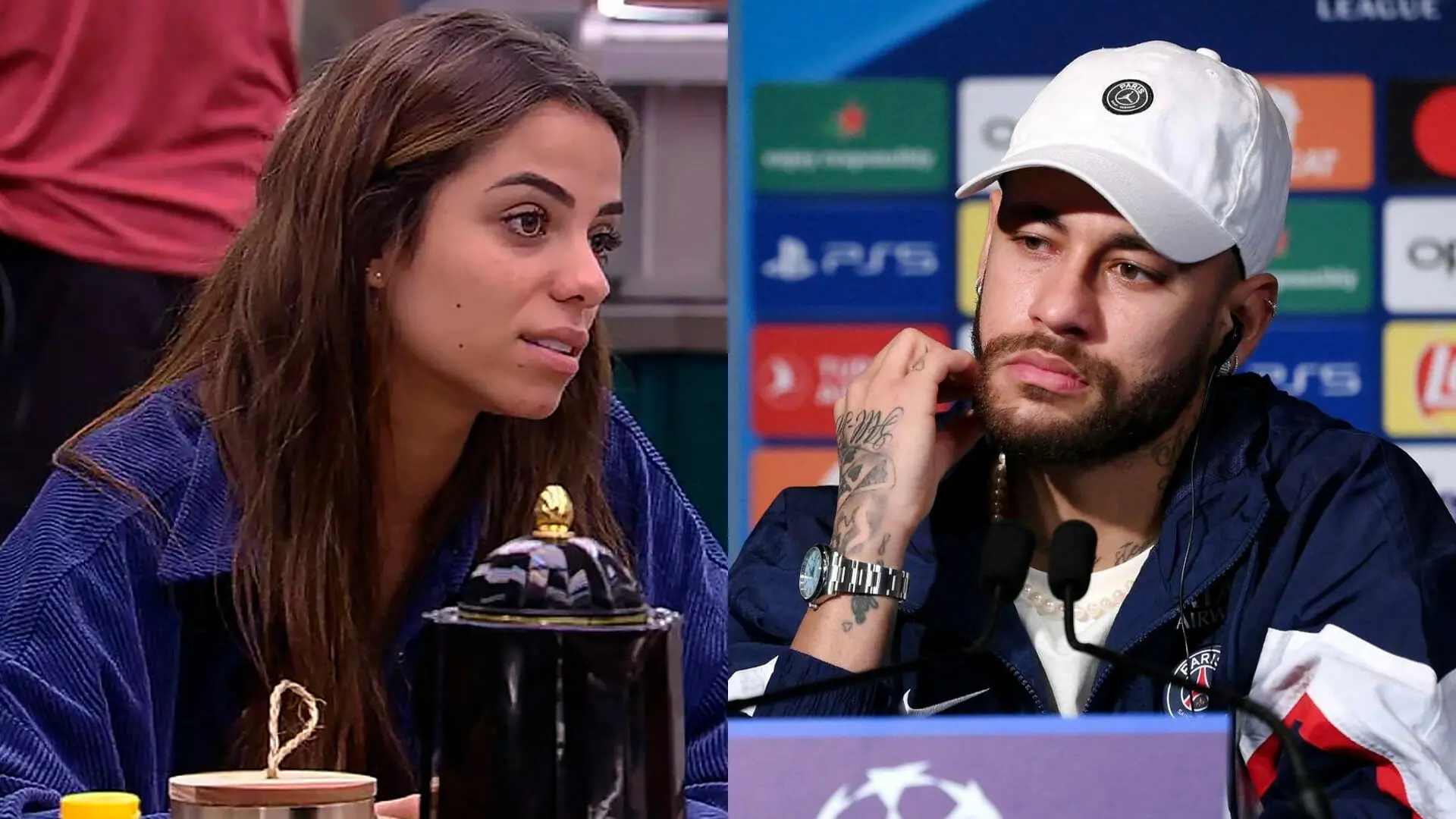 Key Alves, no BBB 23, e Neymar