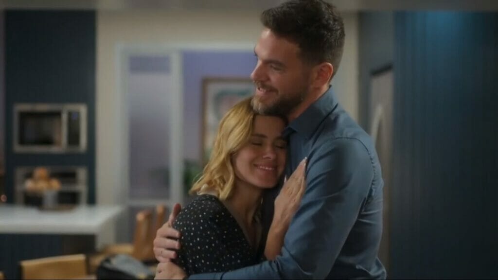 Lumiar (Carolina Dieckmann) e Theo (Emílio Dantas) de Vai na Fé