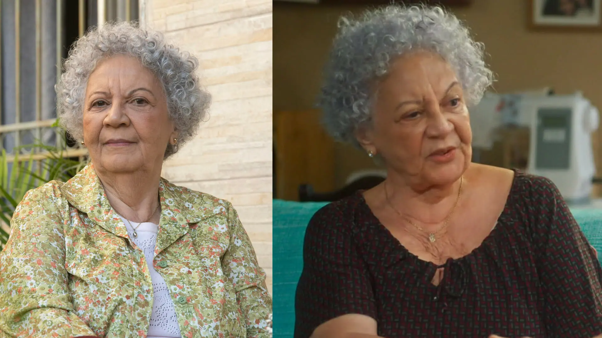 Neide (Neyde Braga) é a vizinha de Sol (Sheron Menezzes) em Vai na Fé