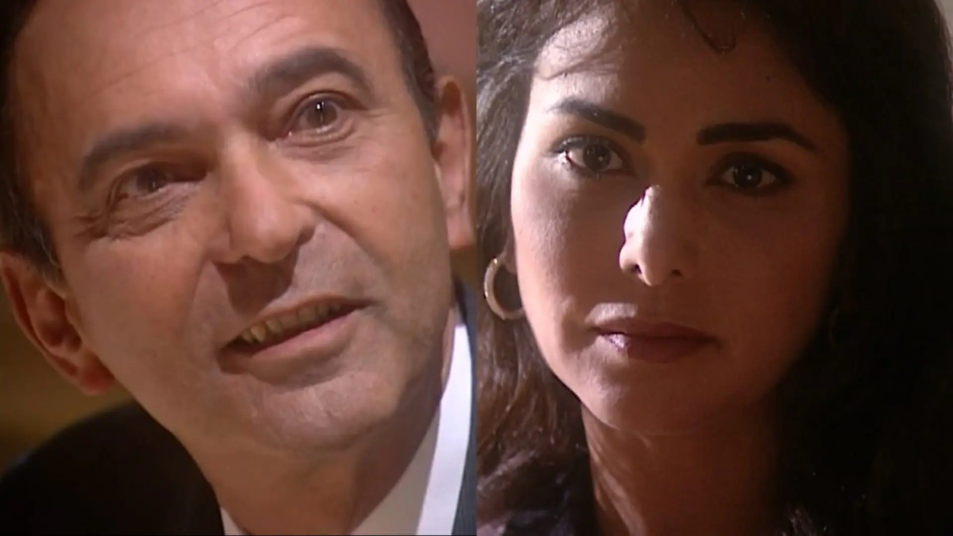 Orestes (Luiz Parreiras) e Suzane (Leila Lopes) de O Rei do Gado