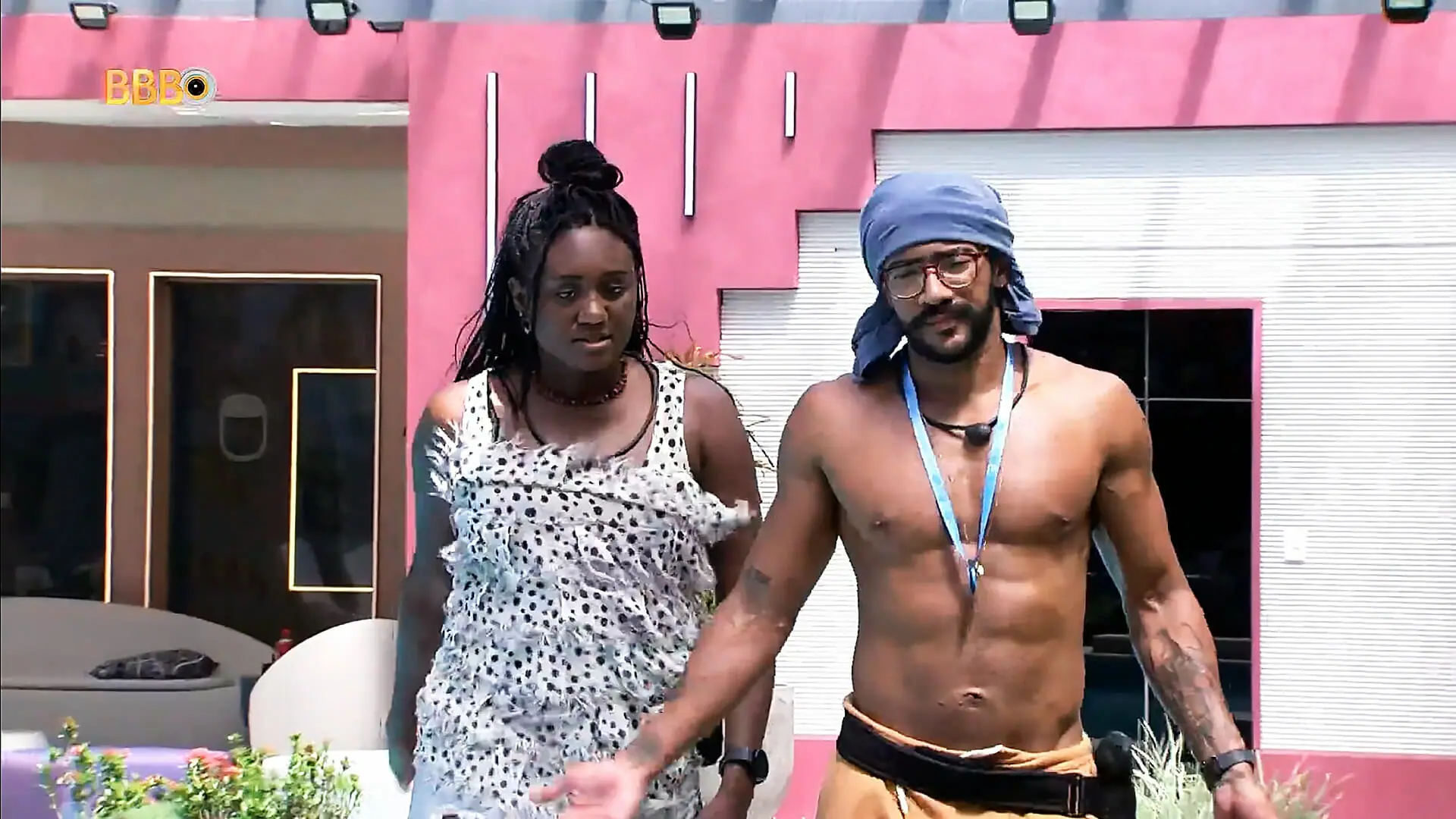 Sarah Aline e Ricardo conversam no BBB 23