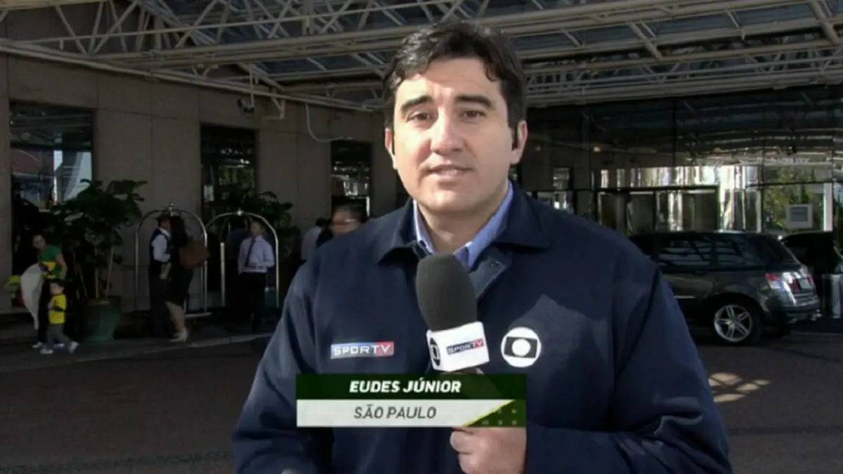Eudes Junior na cobertura da Copa 2014