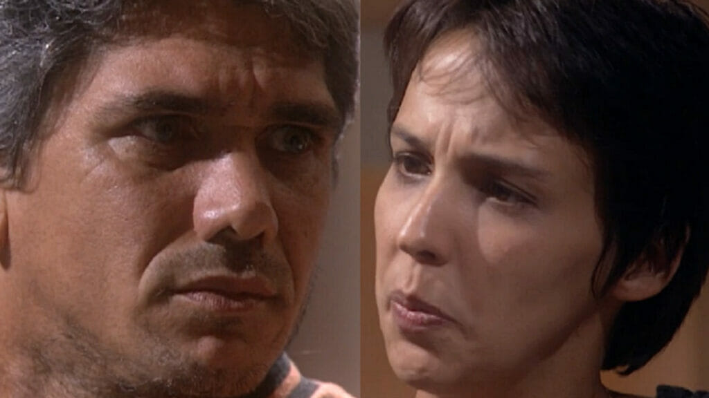 Regino (Jackson Antunes) e Jacira (Ana Beatriz Nogueira) em O Rei do Gado