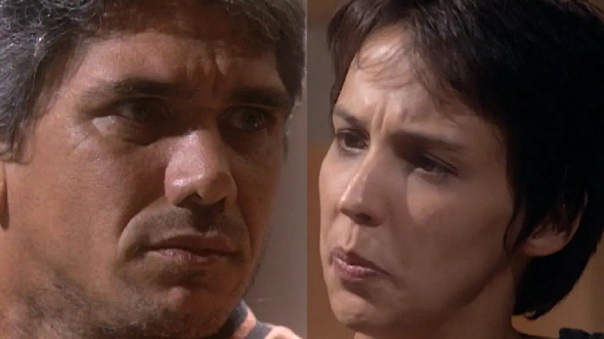Regino (Jackson Antunes) e Jacira (Ana Beatriz Nogueira) em O Rei do Gado