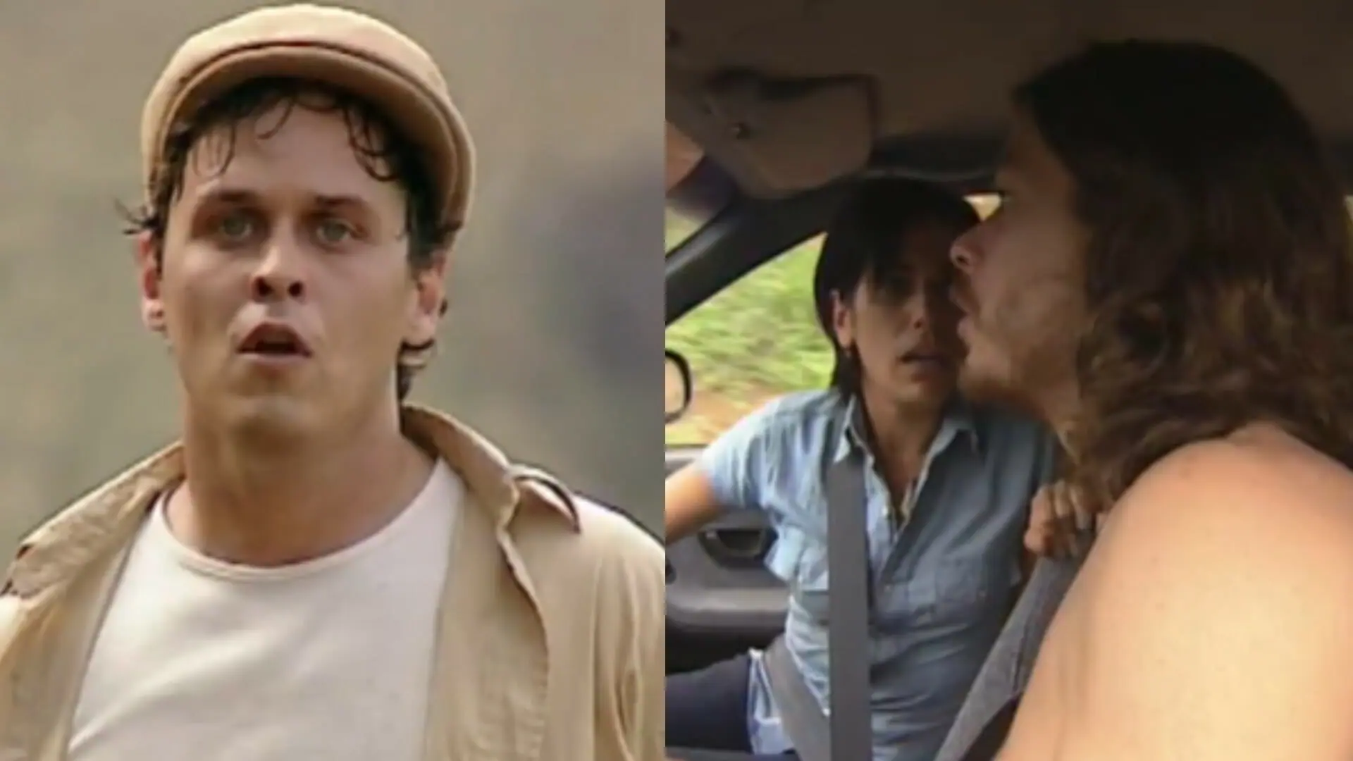 Tavinho (Guilherme Fontes), Marcos (Fábio Assunção) e Rafaela (Gloria Pires)