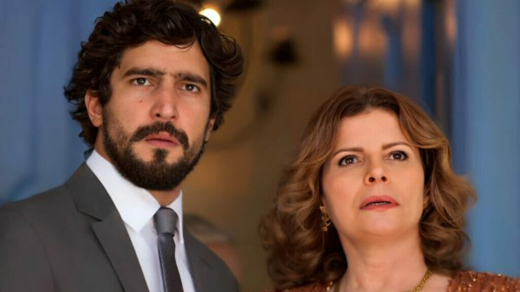 Tertulinho (Renato Góes) e Deodora (Débora Bloch) em Mar do Sertão