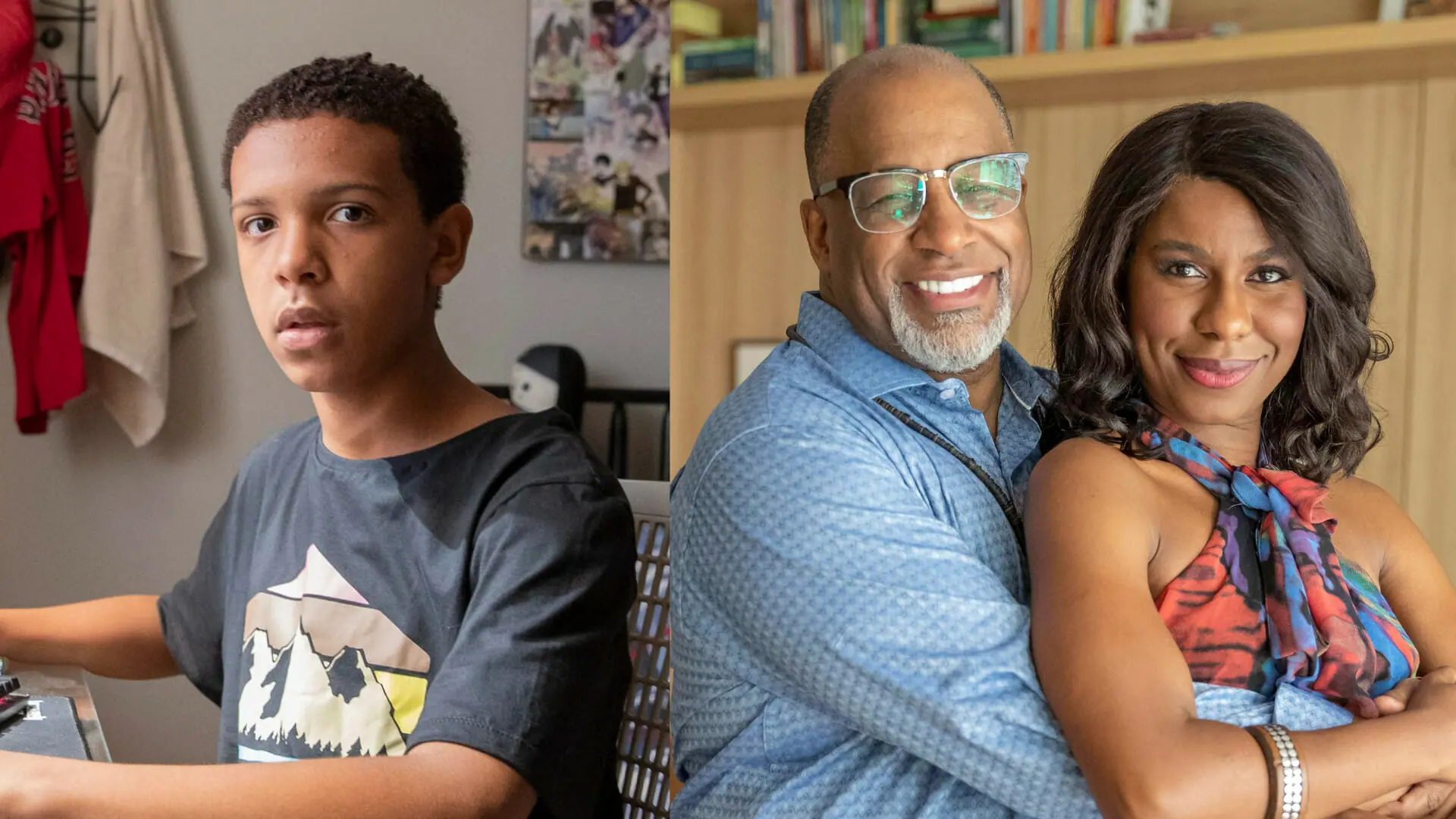 Theo (Ricardo Silva), Monteiro (Aílton Graça) e Laís (Indira Nascimento) em Travessia
