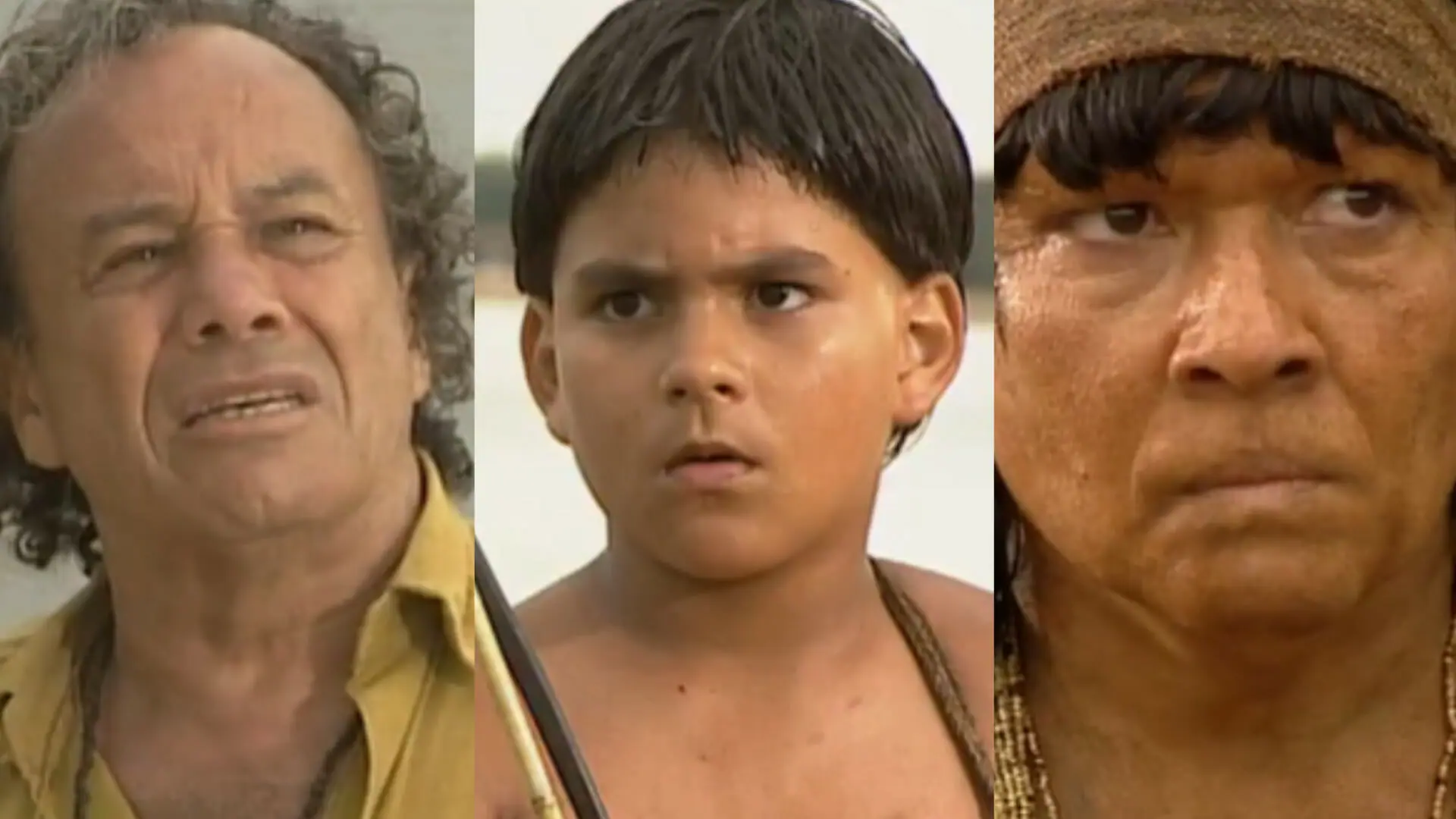 Zé (Stênio Garcia), Rafael (Pedro Gabriel) e Magu (Regina Dourado) em O Rei do Gado