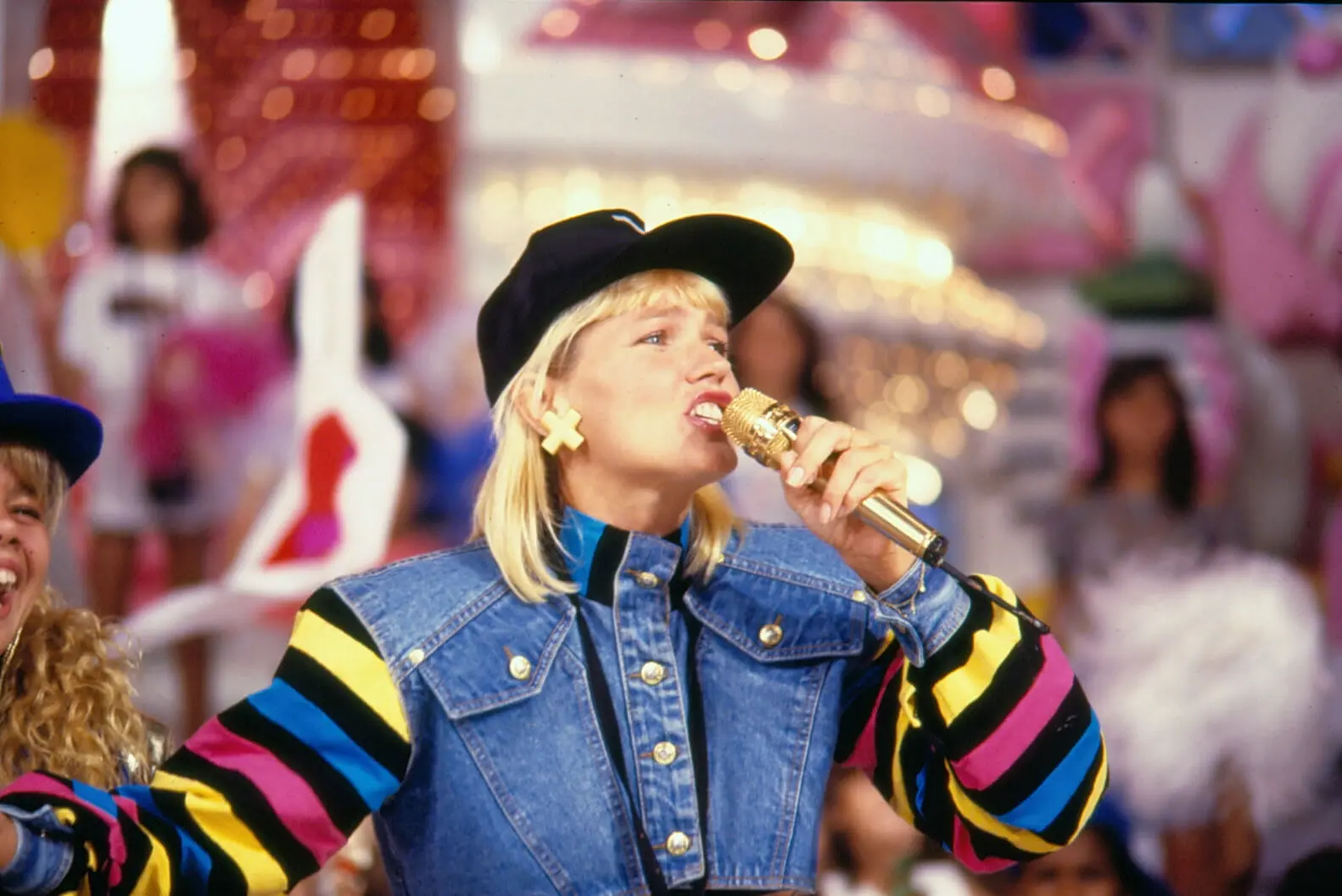 A apresentadora Xuxa Meneghel no Xou da Xuxa