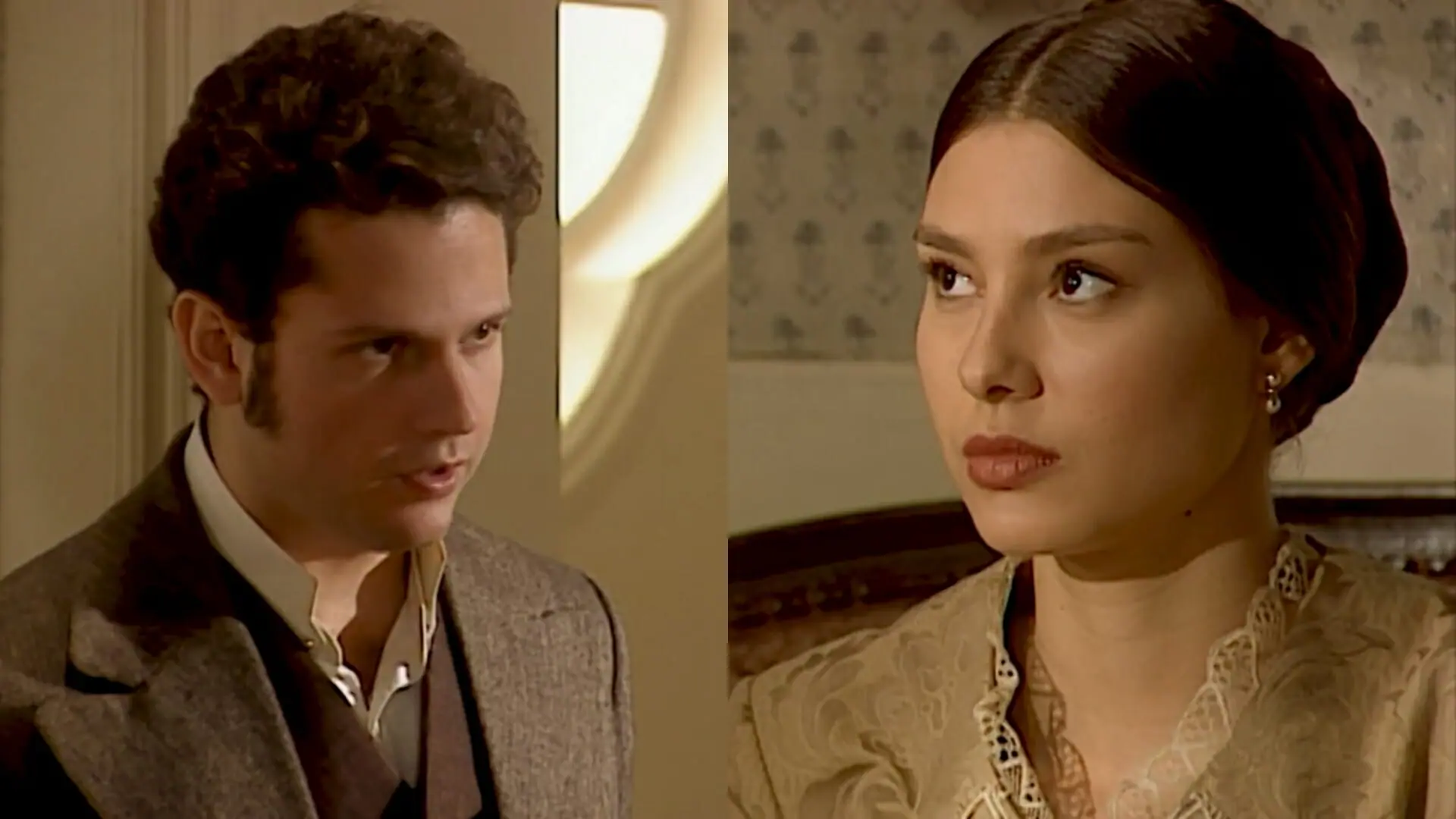 Abelardo (Selton Mello) e Alice (Lavínia Vlasak) de Força de Um Desejo