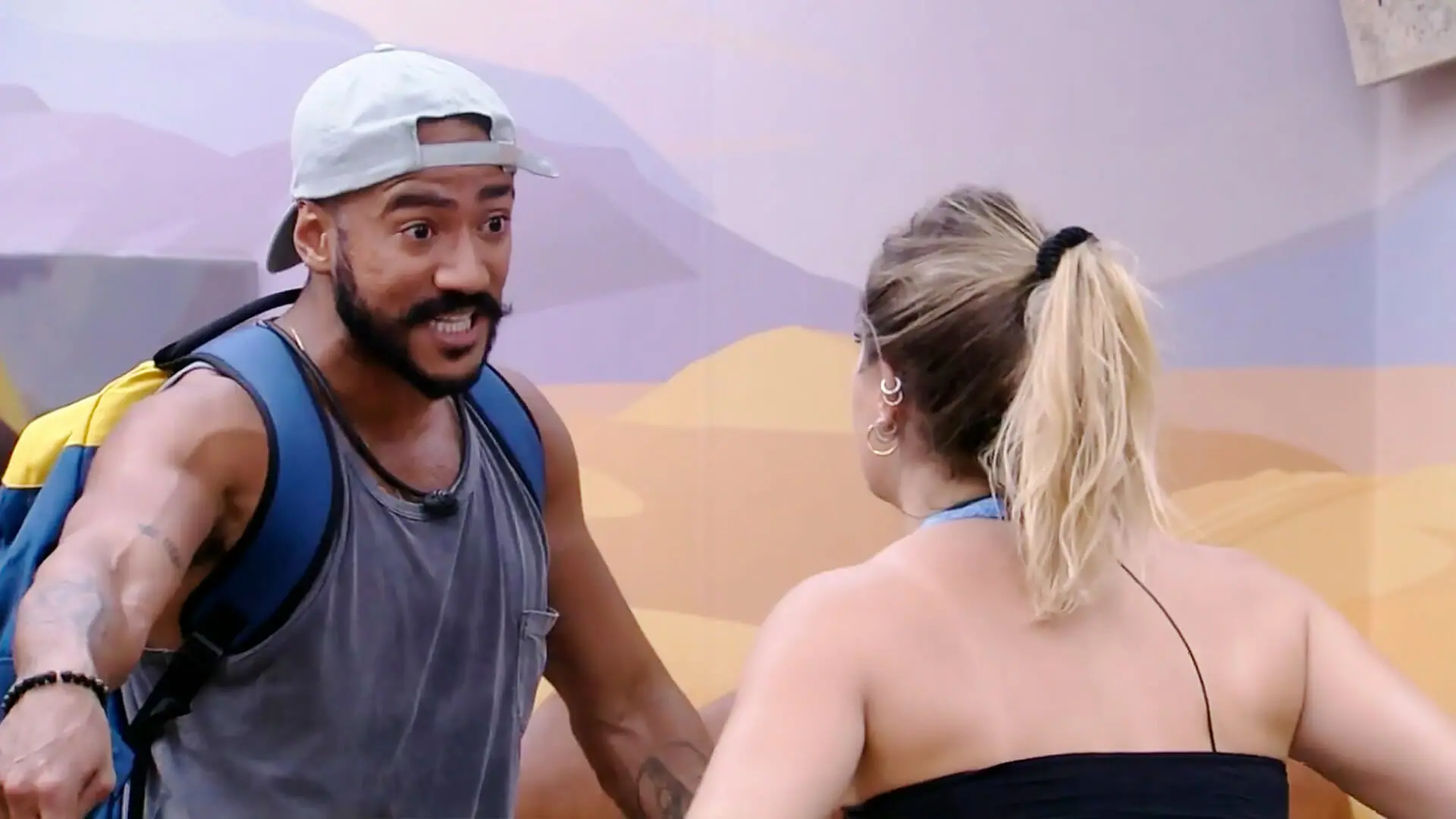 Alface e Bruna Griphao discutem no Quarto Deserto no BBB 23