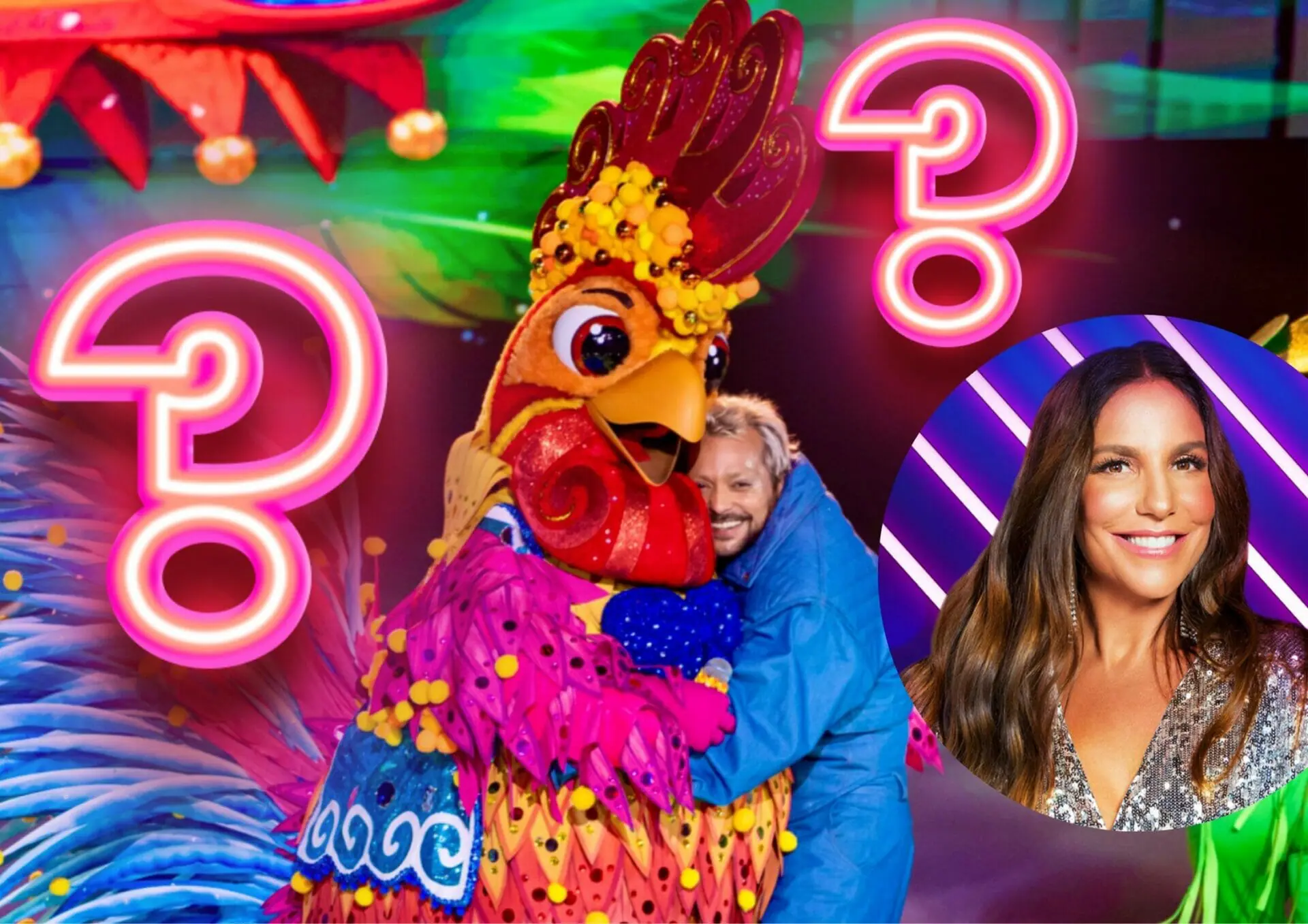 Ivete Sangalo nos bastidores do The Masked Singer Brasil