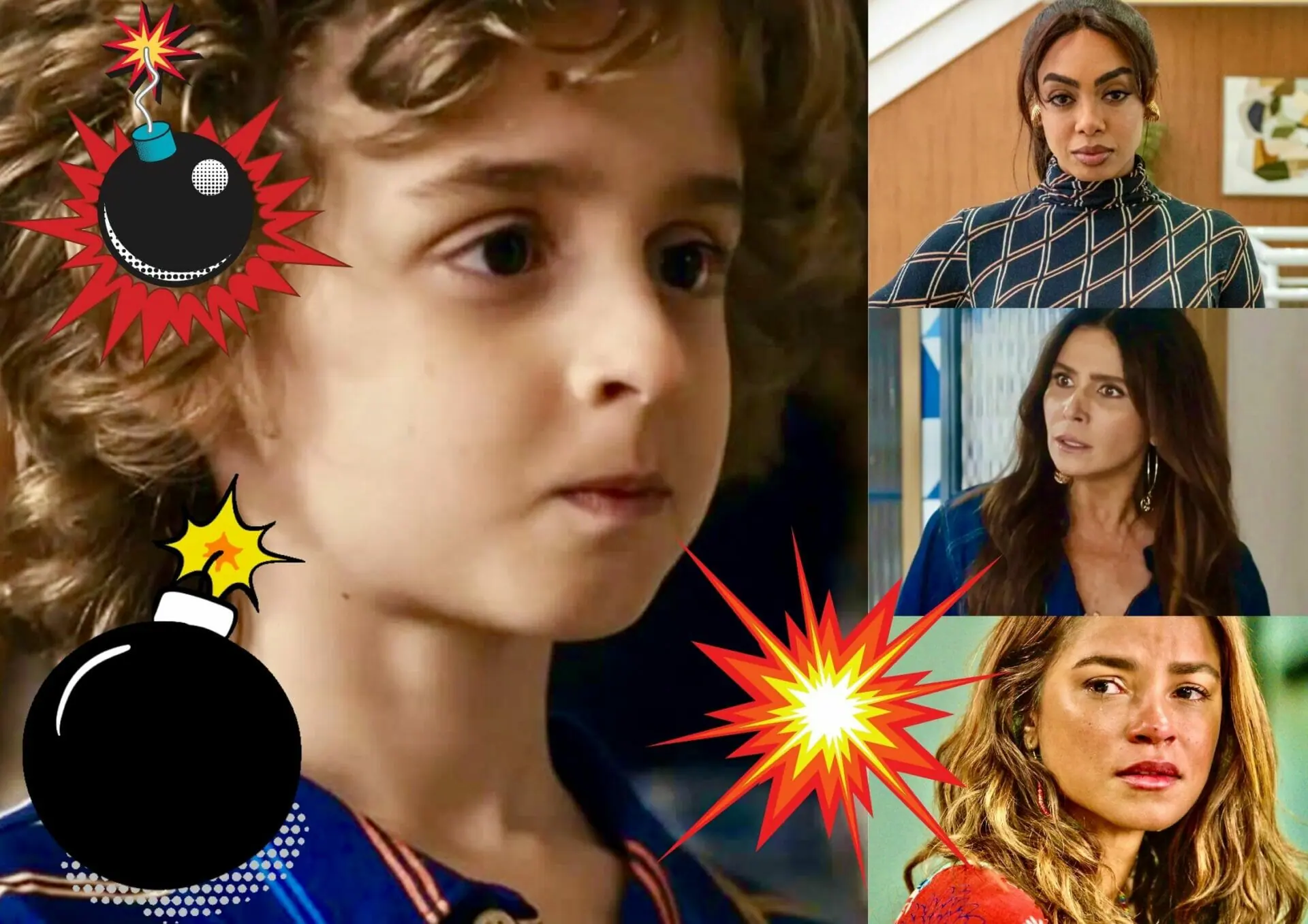 Tonho (Vicente Alvite), Talita (Dandara Mariana), Helô (Giovanna Antonelli) e Brisa (Lucy Alves) em Travessia
