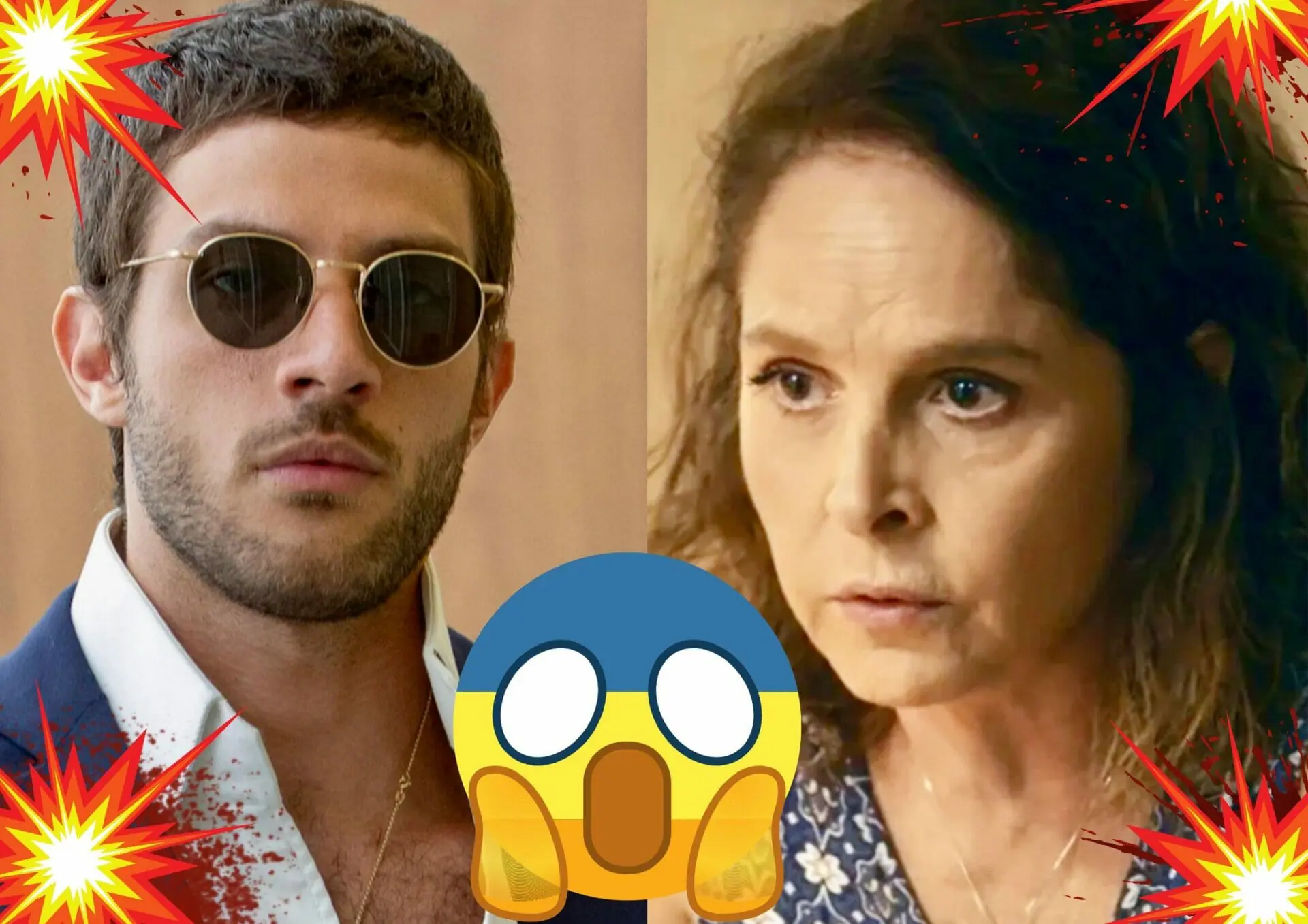 Ari (Chay Suede) e Núbia (Drica Moraes) em Travessia