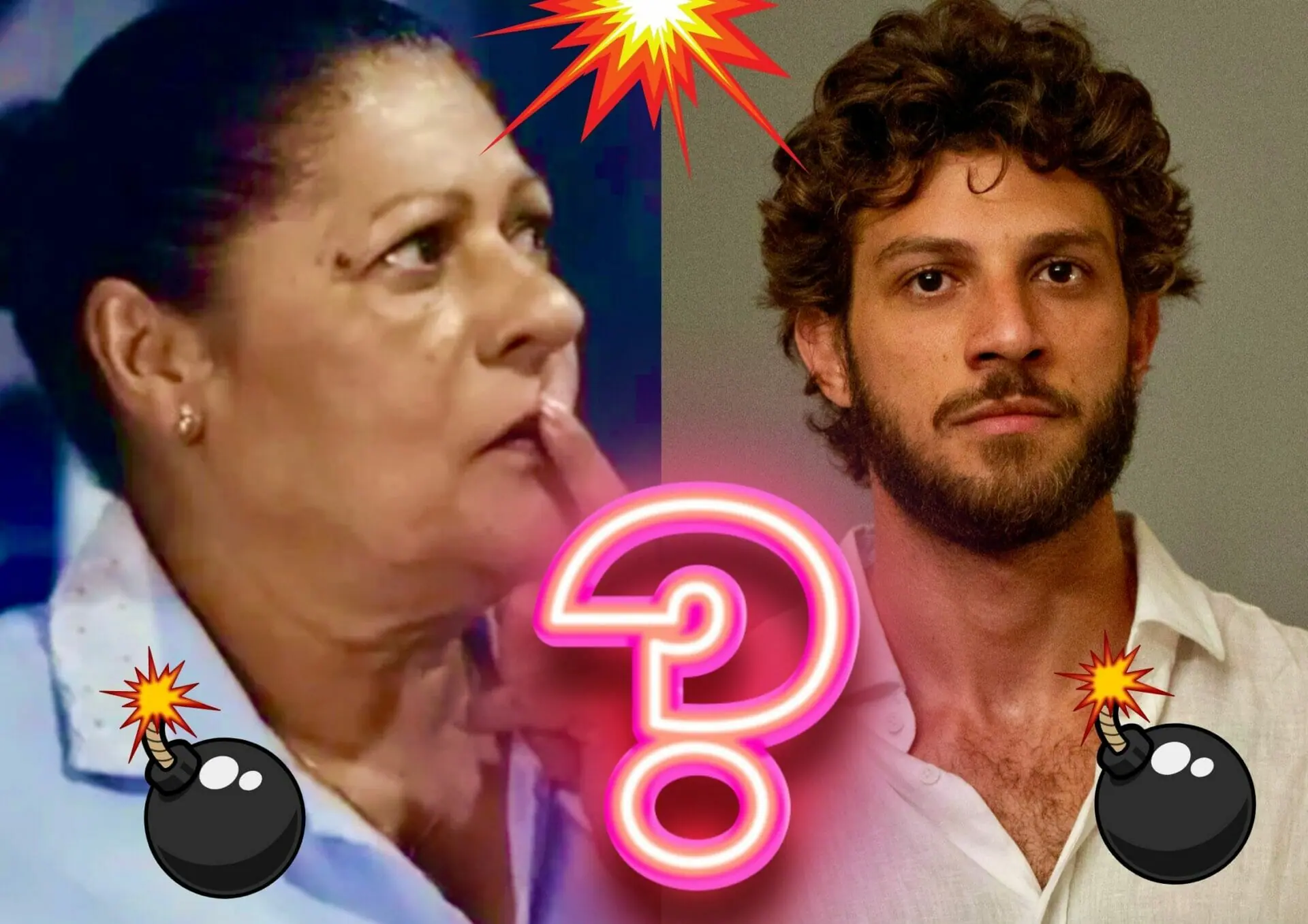 Creusa (Luci Pereira) e Ari (Chay Suede) em Travessia