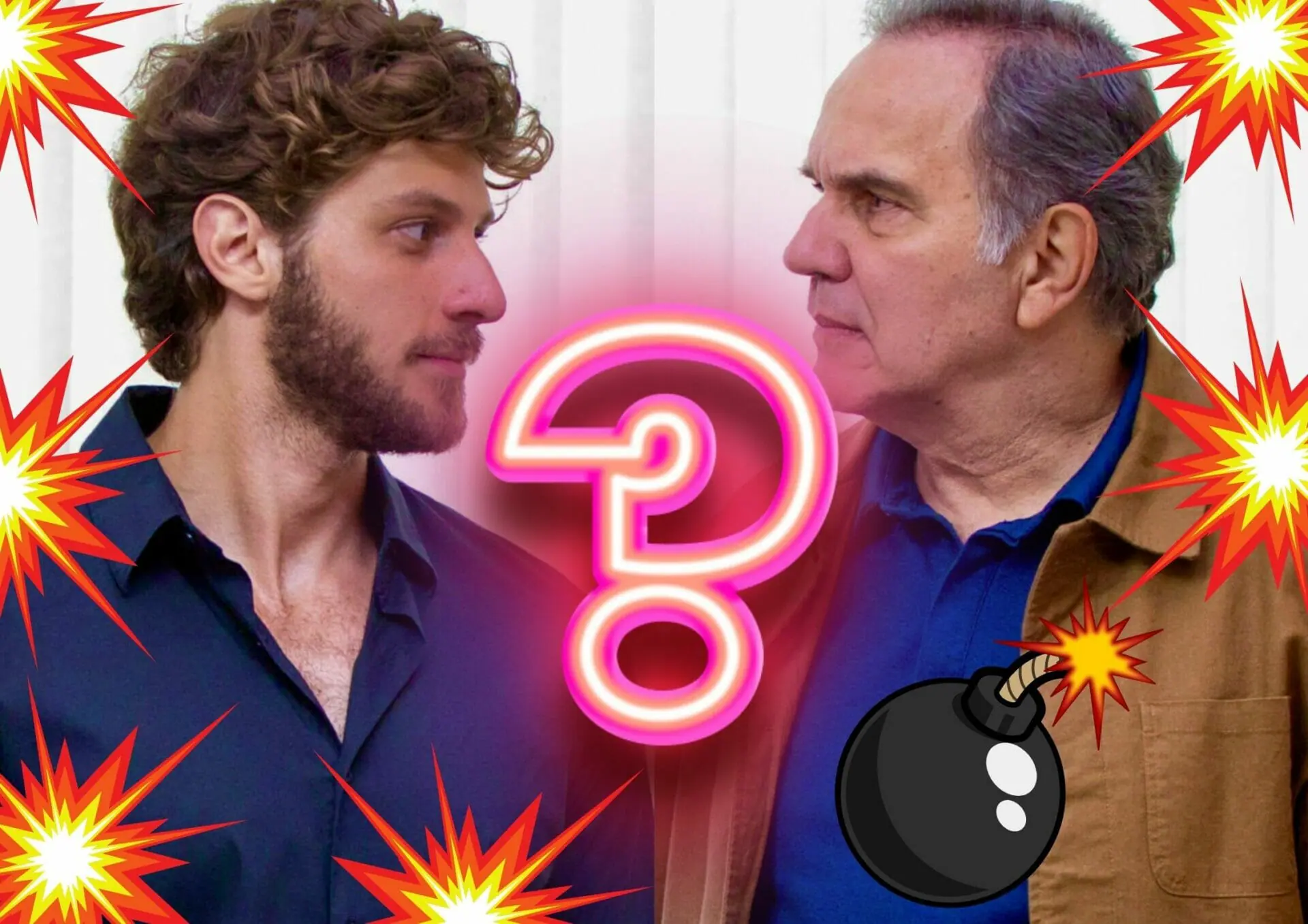 Ari (chay Suede) e Guerra (Humberto Martins) em Travessia