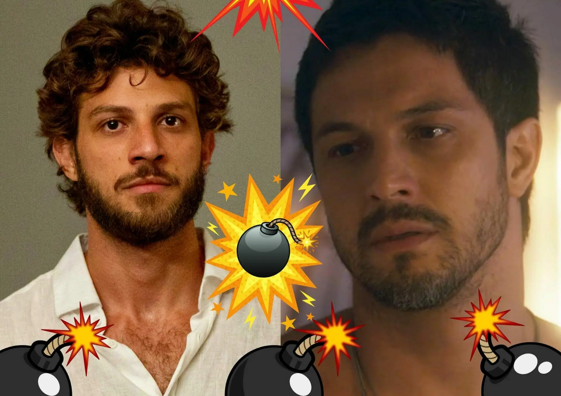 Ari (Chay Suede) e Oto (Romulo Estrela) em Travessia