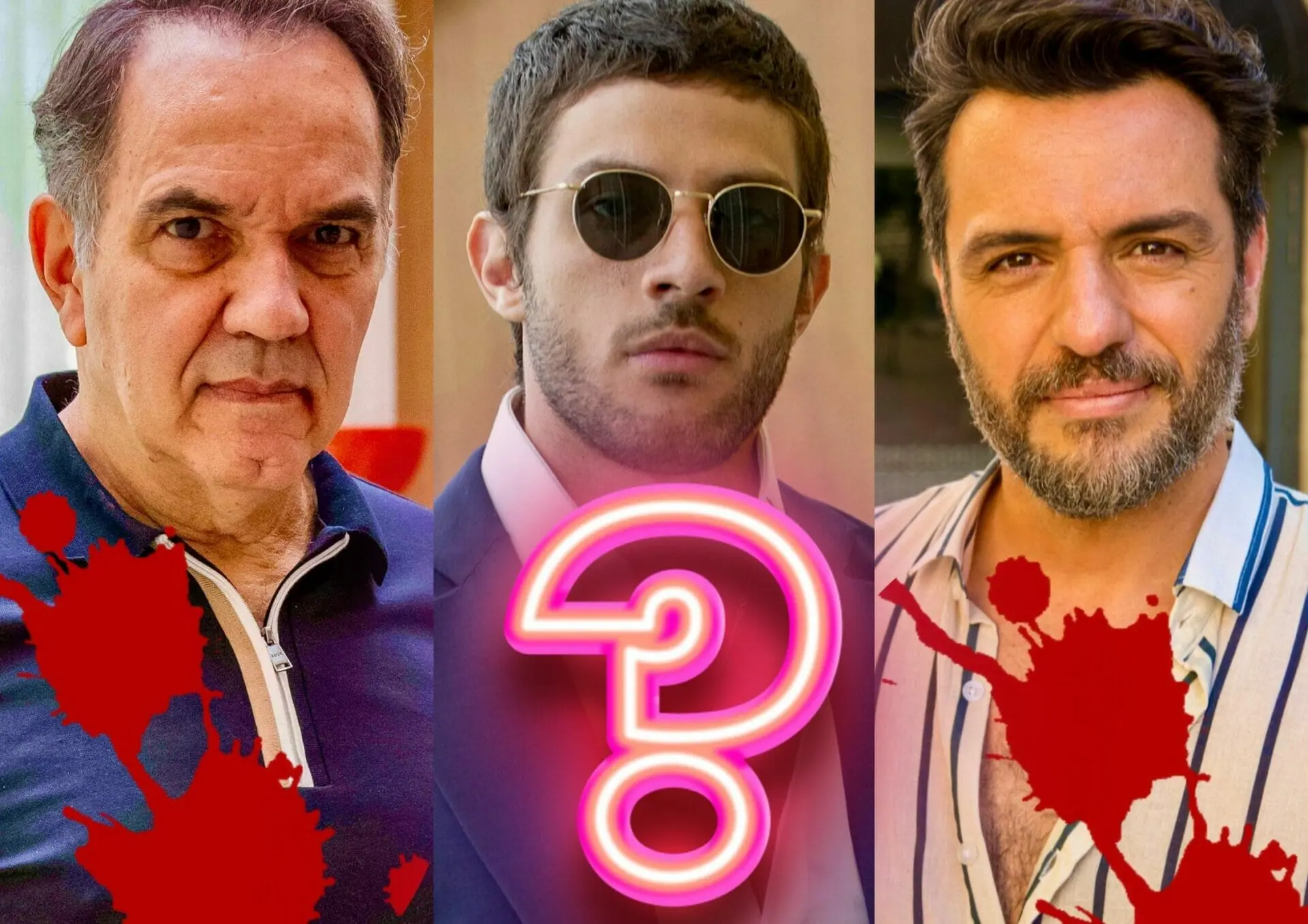 Guerra (Humberto Martins), Ari (Chay Suede) e Moretti (Rodrigo Lombardi) em Travessia