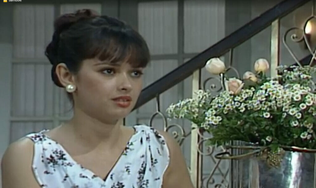 Ana (Myriam Rios) na novela Bambolê