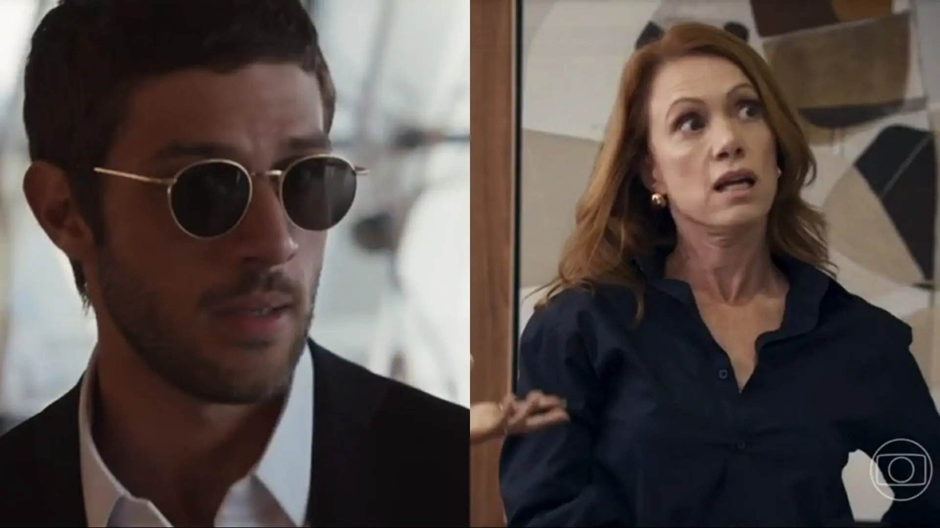 Ari (Chay Suede) e Lídia (Bel Kutner) de Travessia