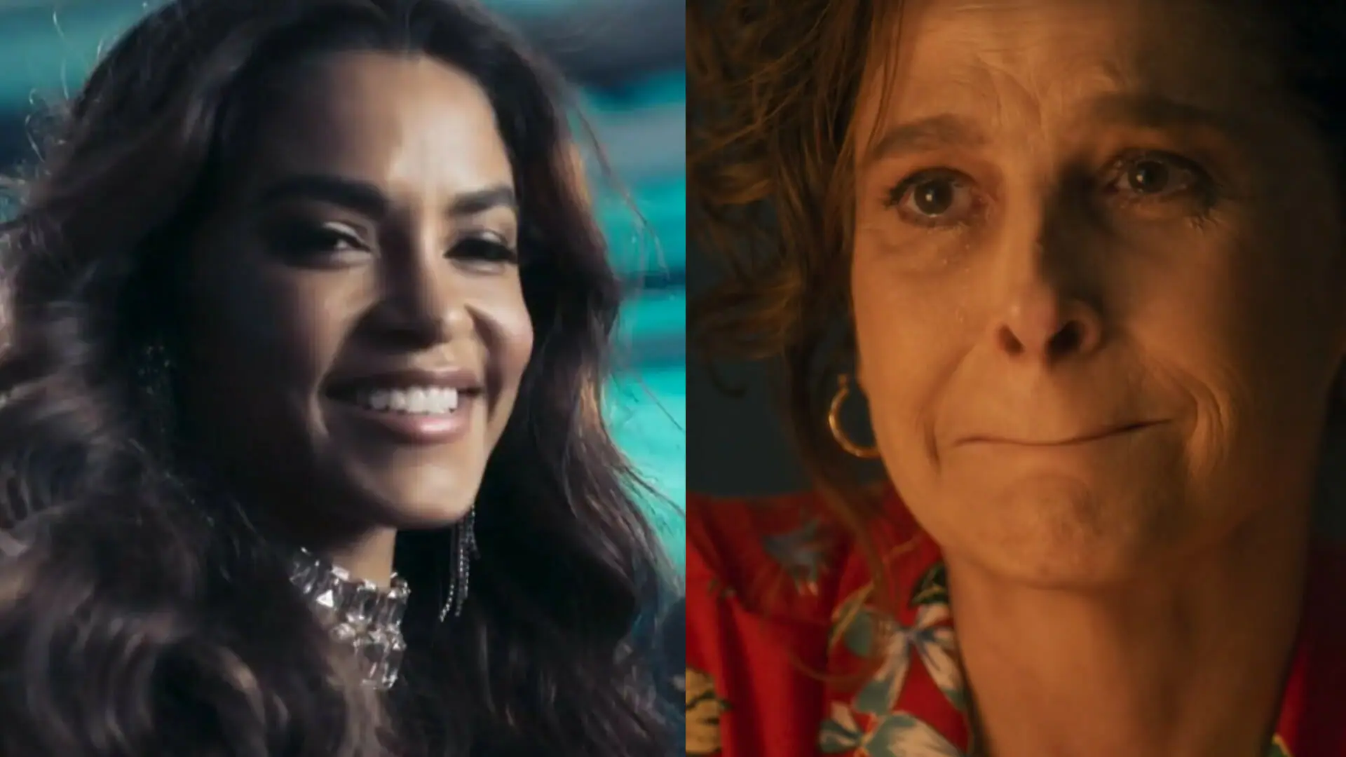 Brisa (Lucy Alves) e Núbia (Drica Moraes) em Travessia