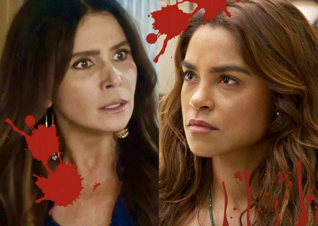 Brisa (Lucy Alves) e Helô (Giovanna Antonelli) em Travessia