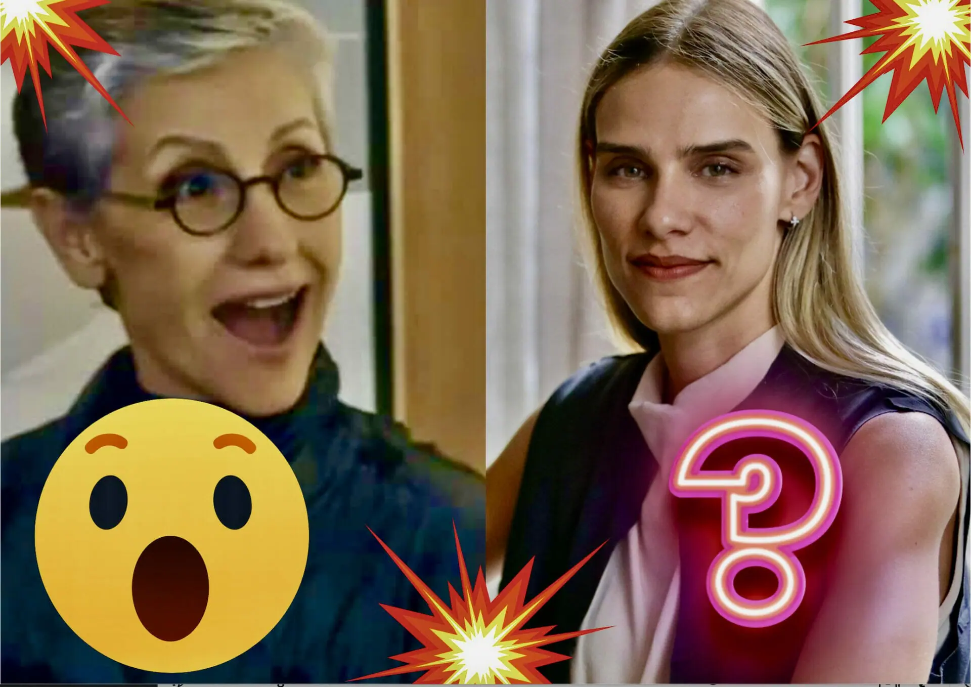Cidália (Cássia Kis) e Sara (Isabelle Nassar) em Travessia