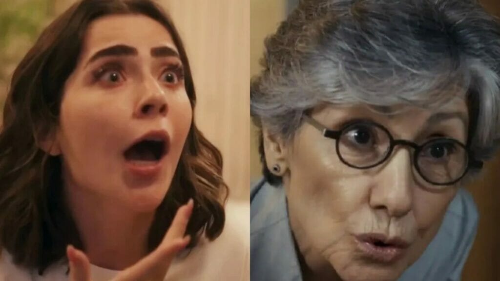 Chiara (Jade Picon) e Cidália (Cássia Kis) de Travessia