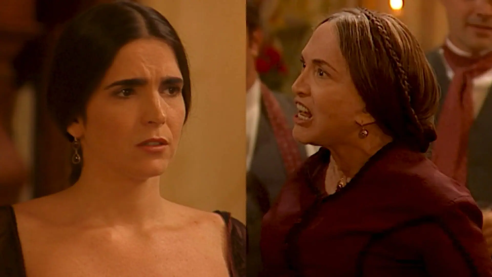 Ester (Malu Mader) e Idalina (Nathália Timberg) de Força de Um Desejo