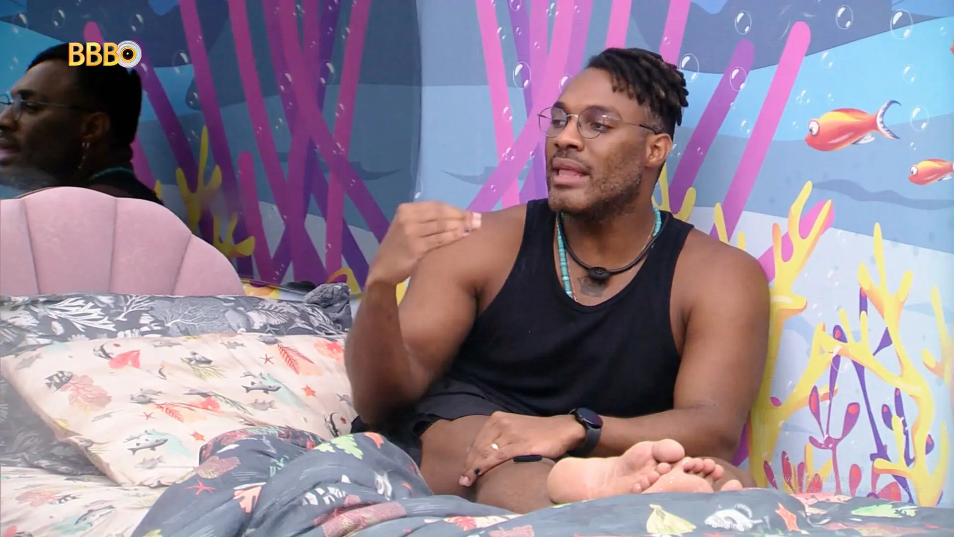 Fred Nicácio conversa com Domitila Barros no BBB 23